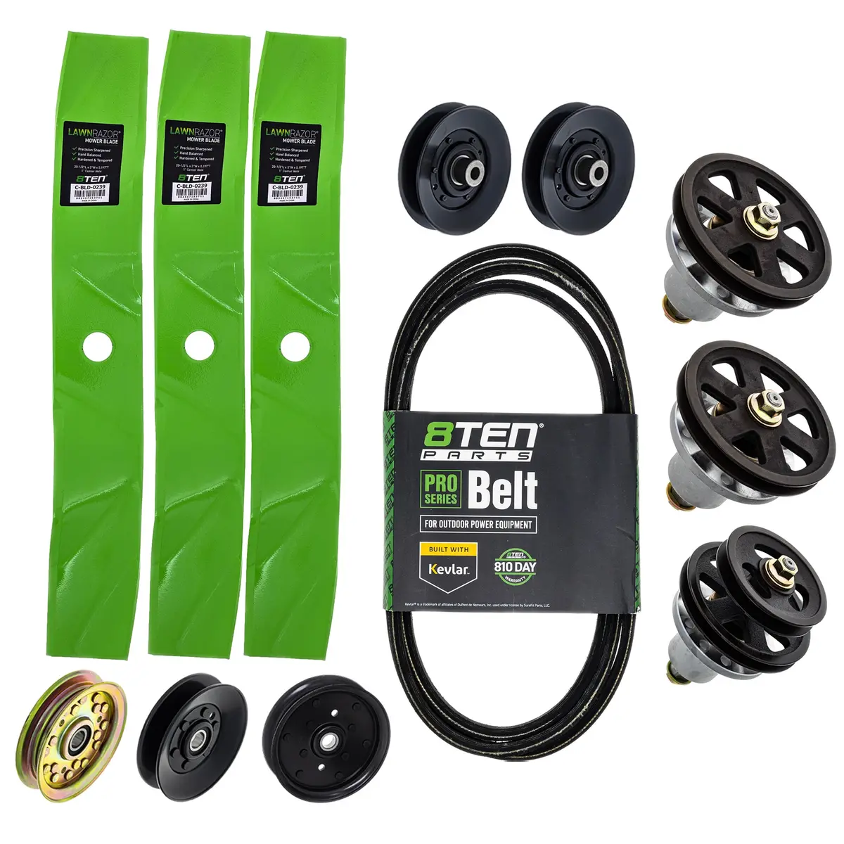 Blade Spindle Belt Idler Deck Kit For Exmark Mk1009819 1