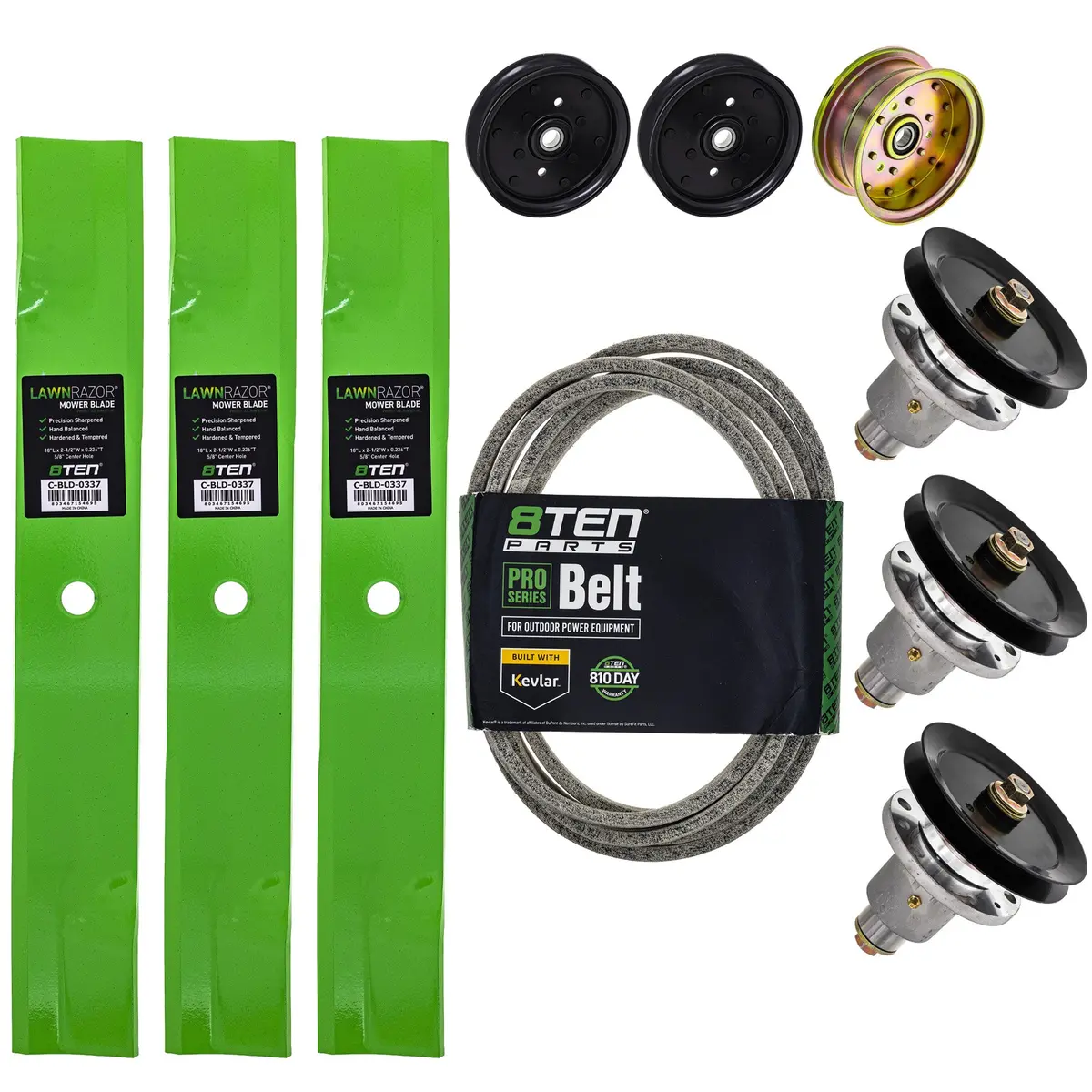 Blade Spindle Belt Idler Deck Kit For Exmark Mk1009824 1
