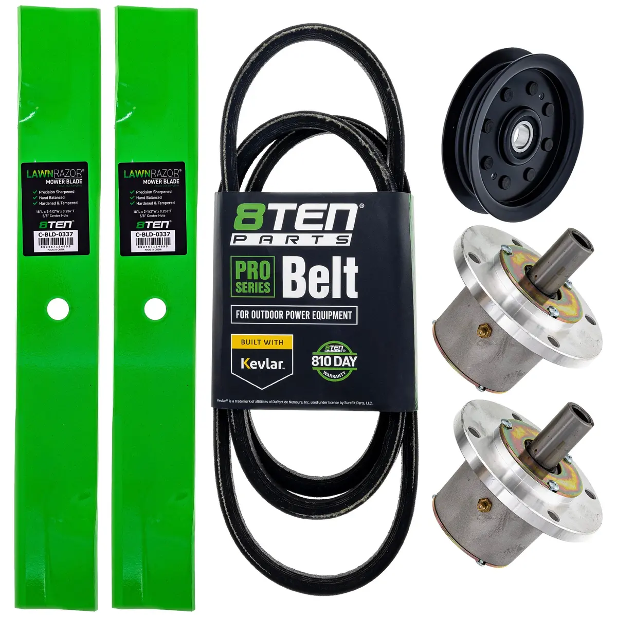 Blade Spindle Belt Idler Deck Kit For Exmark Mk1009827 1
