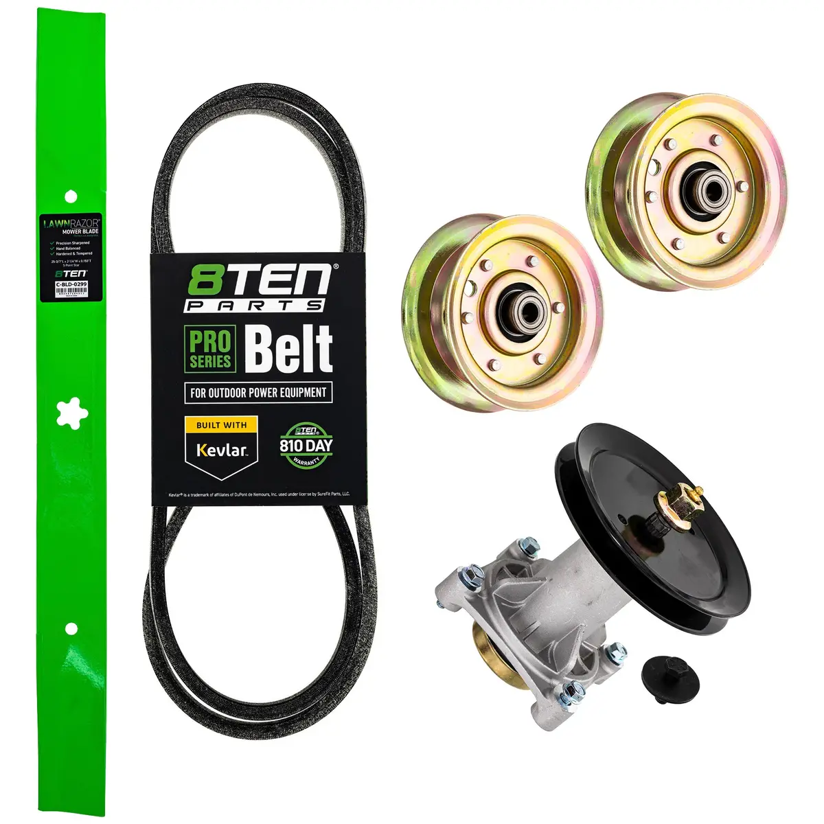 Blade Spindle Belt Idler Deck Kit For Weed Eater Mk1009829 1