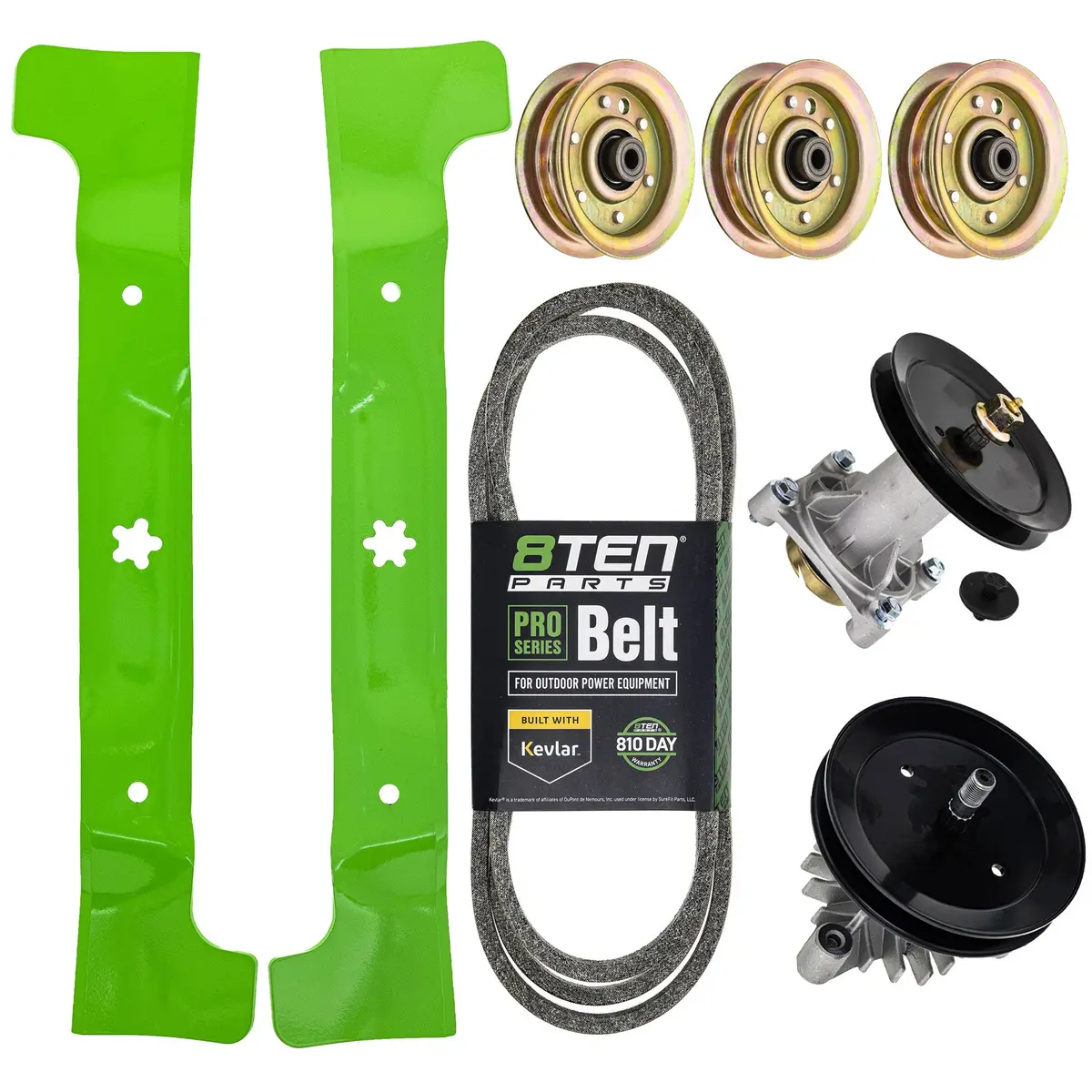 Blade Spindle Belt Idler Deck Kit For Husqvarna Jonsered Lazer Mk1009837 1