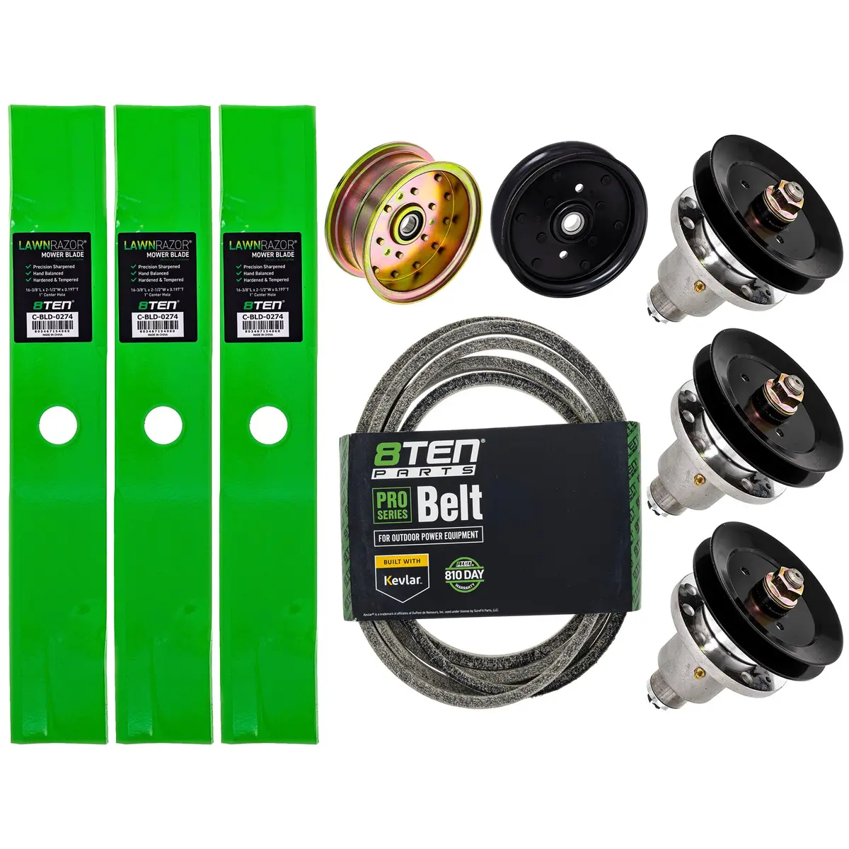 Blade Spindle Belt Idler Deck Kit For Exmark Mk1009843 1