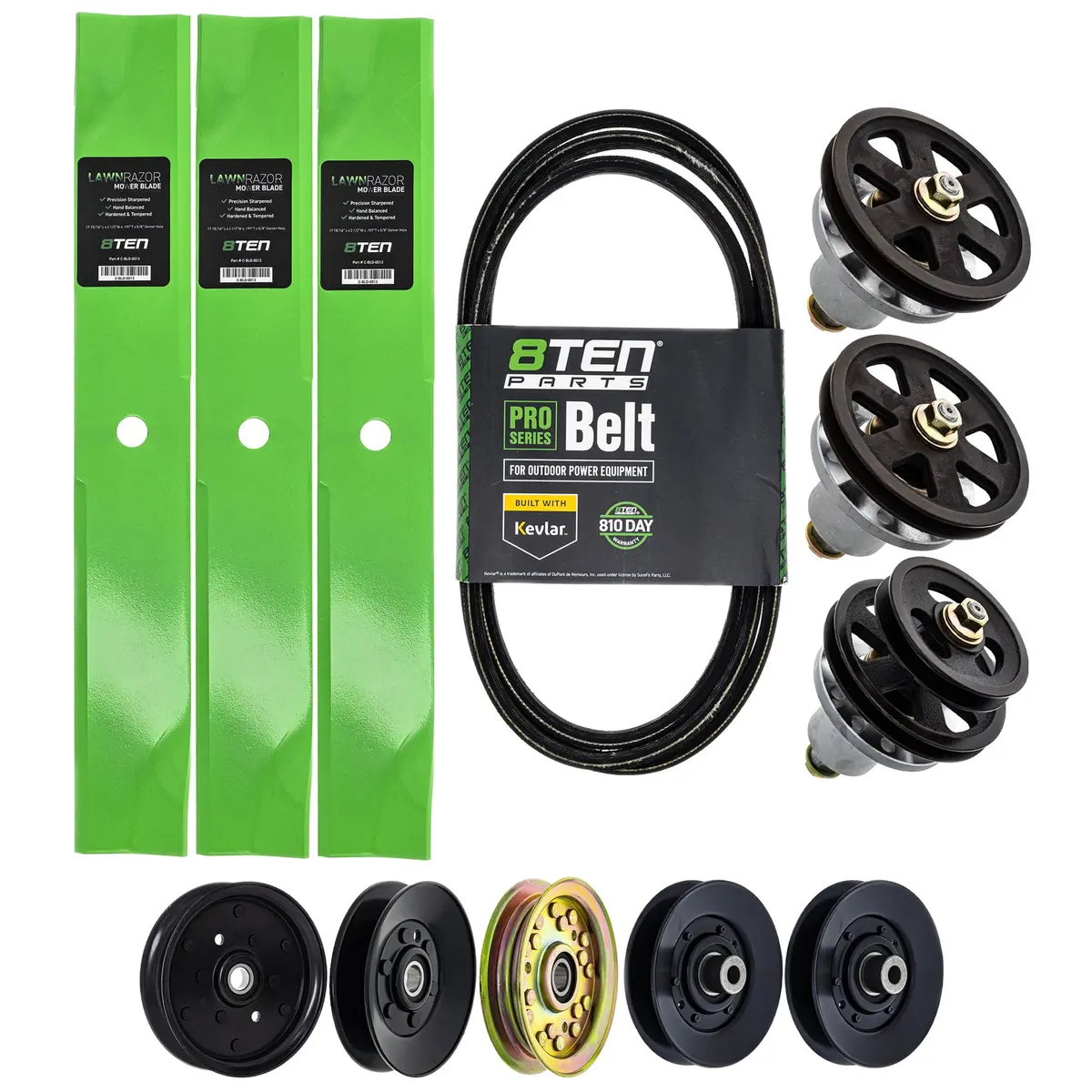 Blade Spindle Belt Idler Deck Kit For Exmark Mk1009849 1