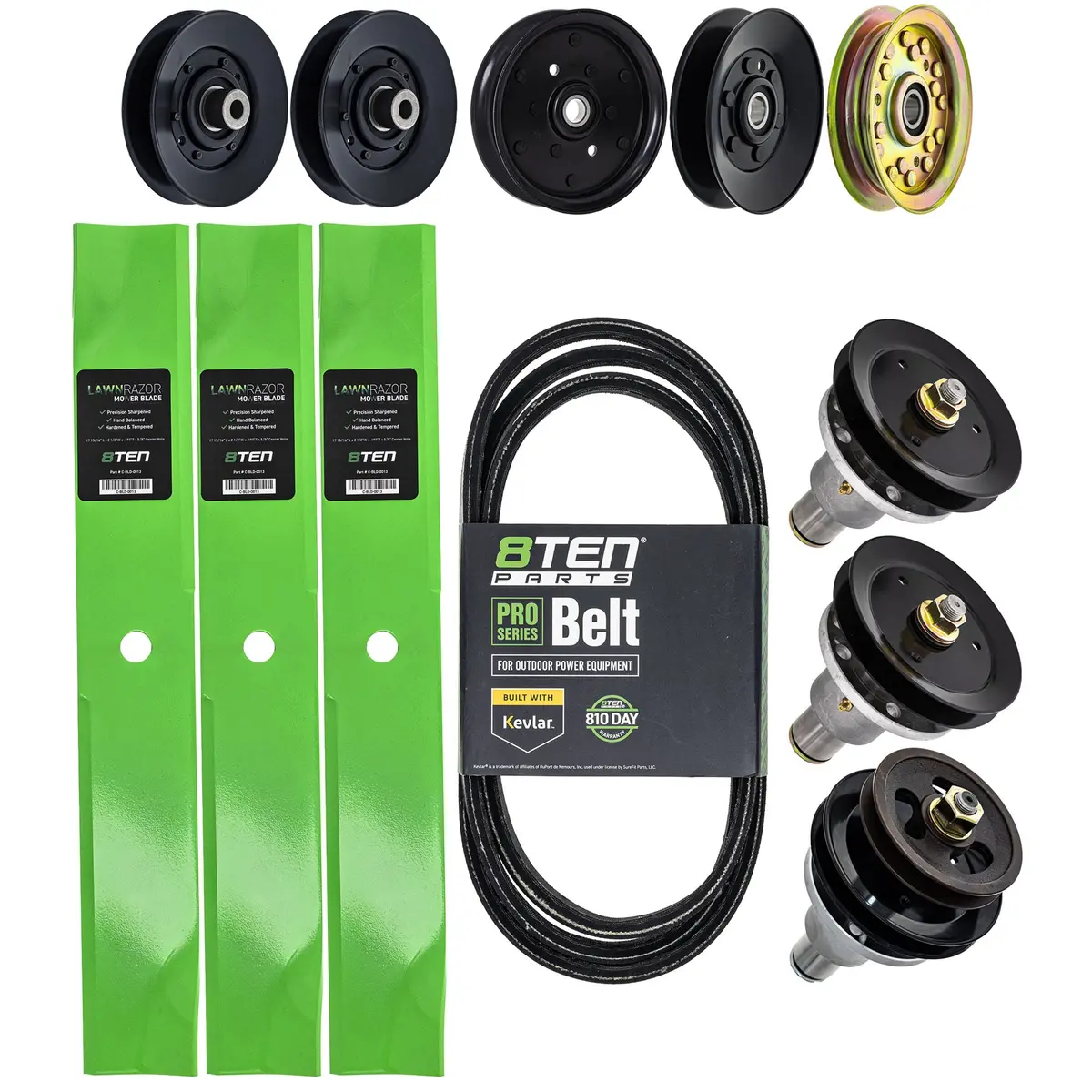 Blade Spindle Belt Idler Deck Kit For Exmark Mk1009851 1