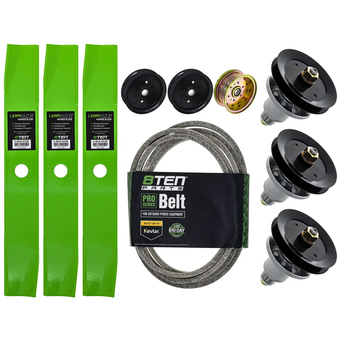 Blade Spindle Belt Idler Deck Kit For Exmark Mk1009852 1
