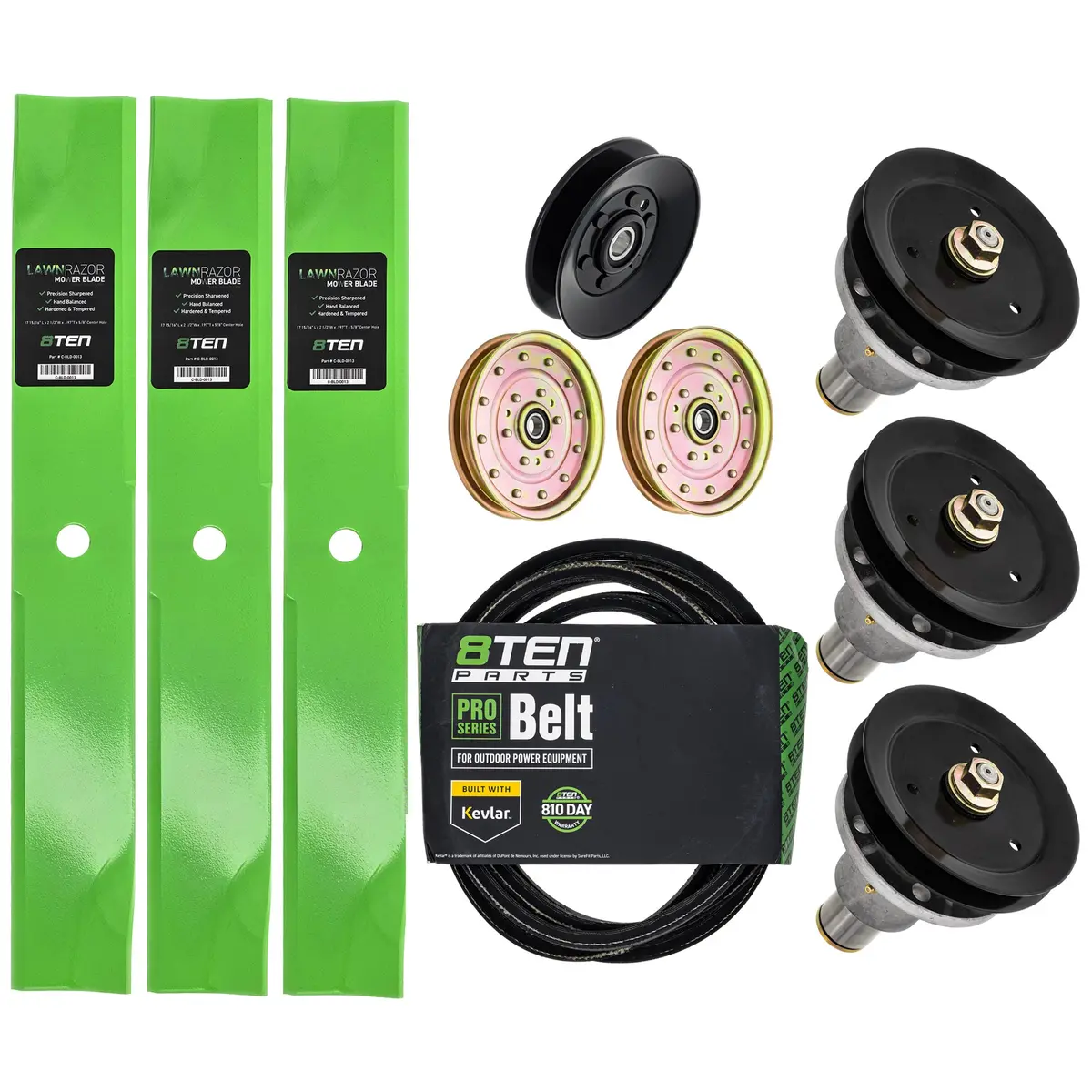Blade Spindle Belt Idler Deck Kit For Exmark Mk1009853 1