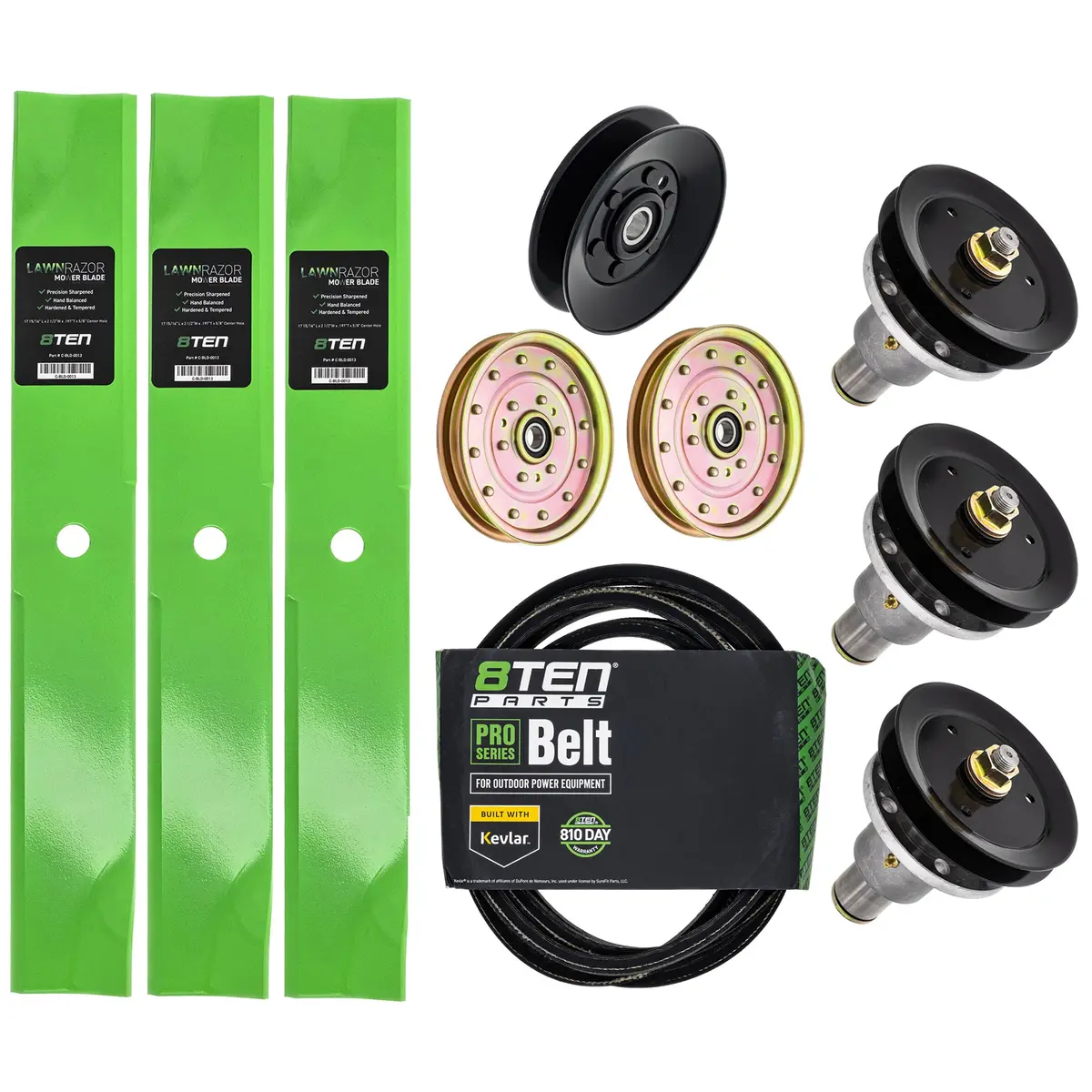 Blade Spindle Belt Idler Deck Kit For Exmark Mk1009854 1