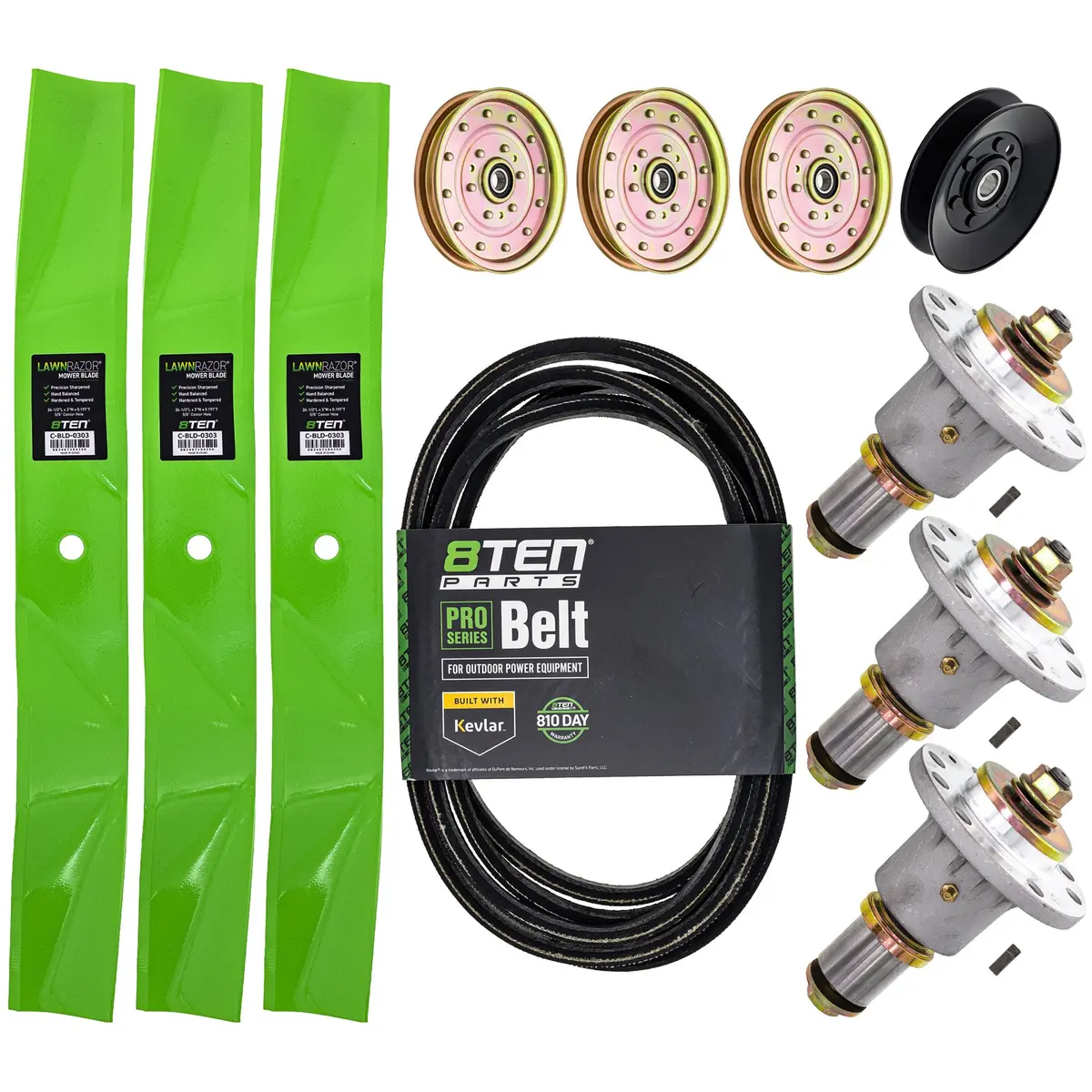 Blade Spindle Belt Idler Deck Kit For Exmark Mk1009861 1