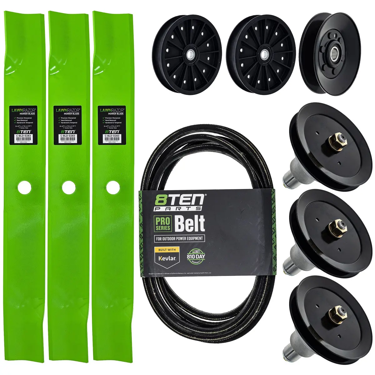 Blade Spindle Belt Idler Deck Kit For Exmark Mk1009867 1