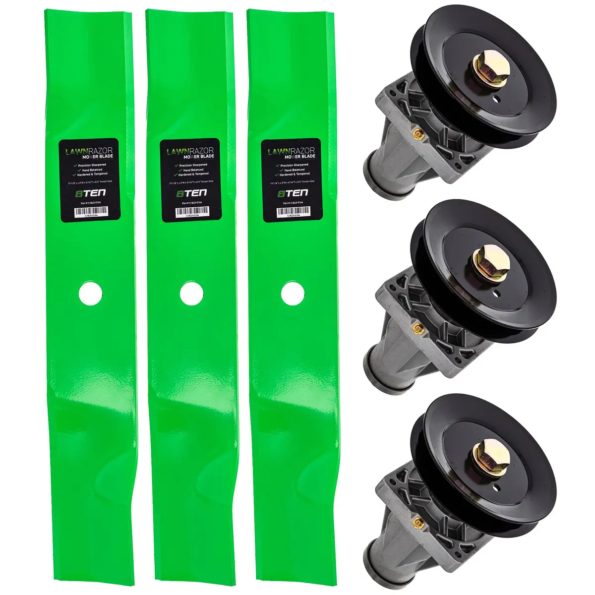Blade Spindle Deck Kit For Cub Cadet Craftsman Troy-Bilt Mk1009917 1