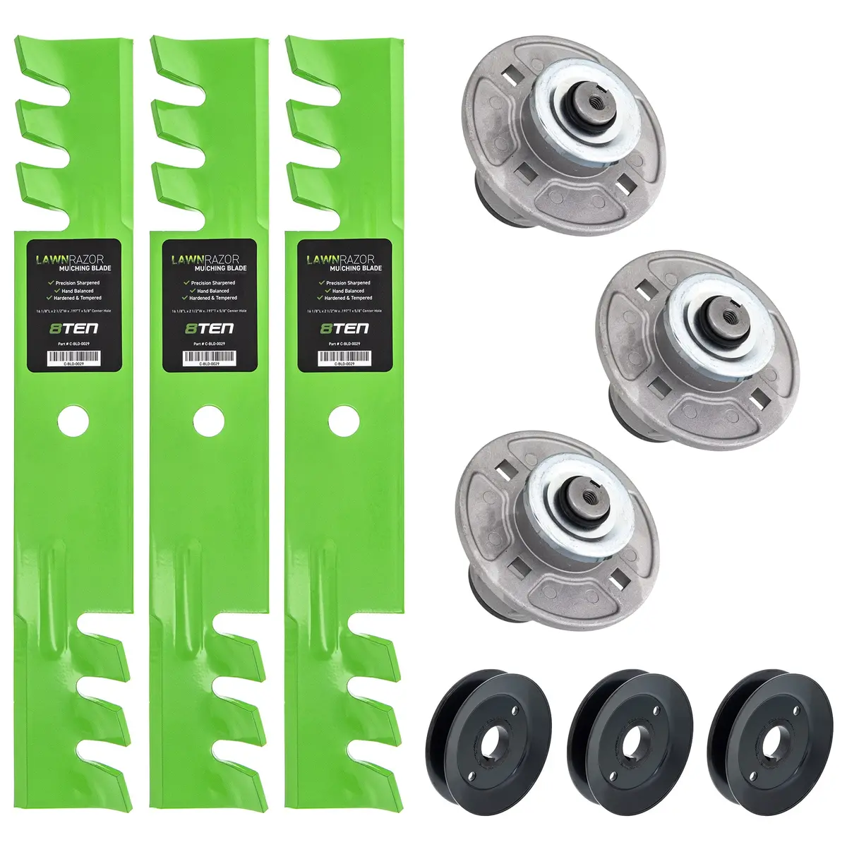 Blade Spindle Pulley Deck Kit For Ariens Gravely Mk1009939 1