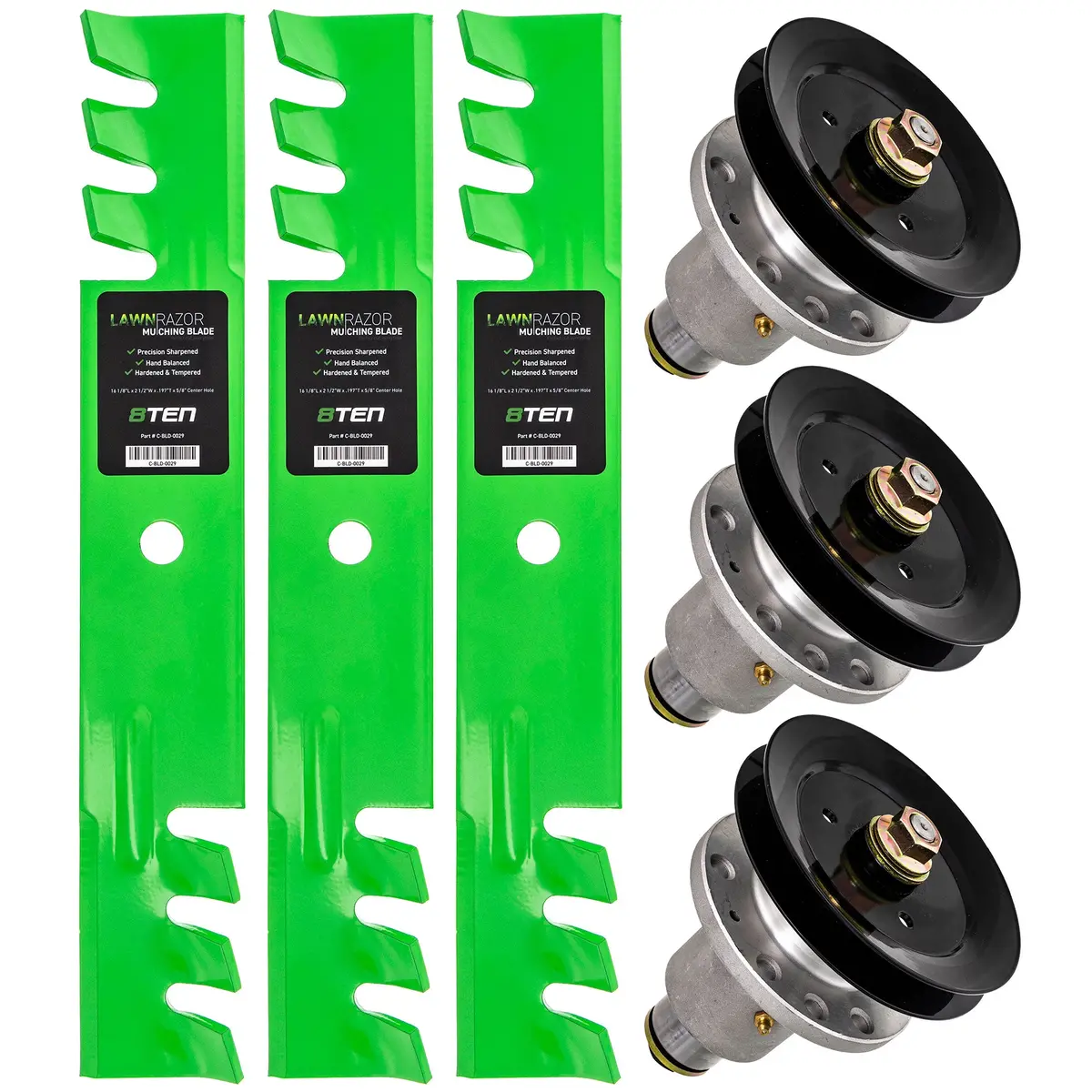 Blade Spindle Deck Kit For Gravely Ariens Great Dane Mk1009945 1