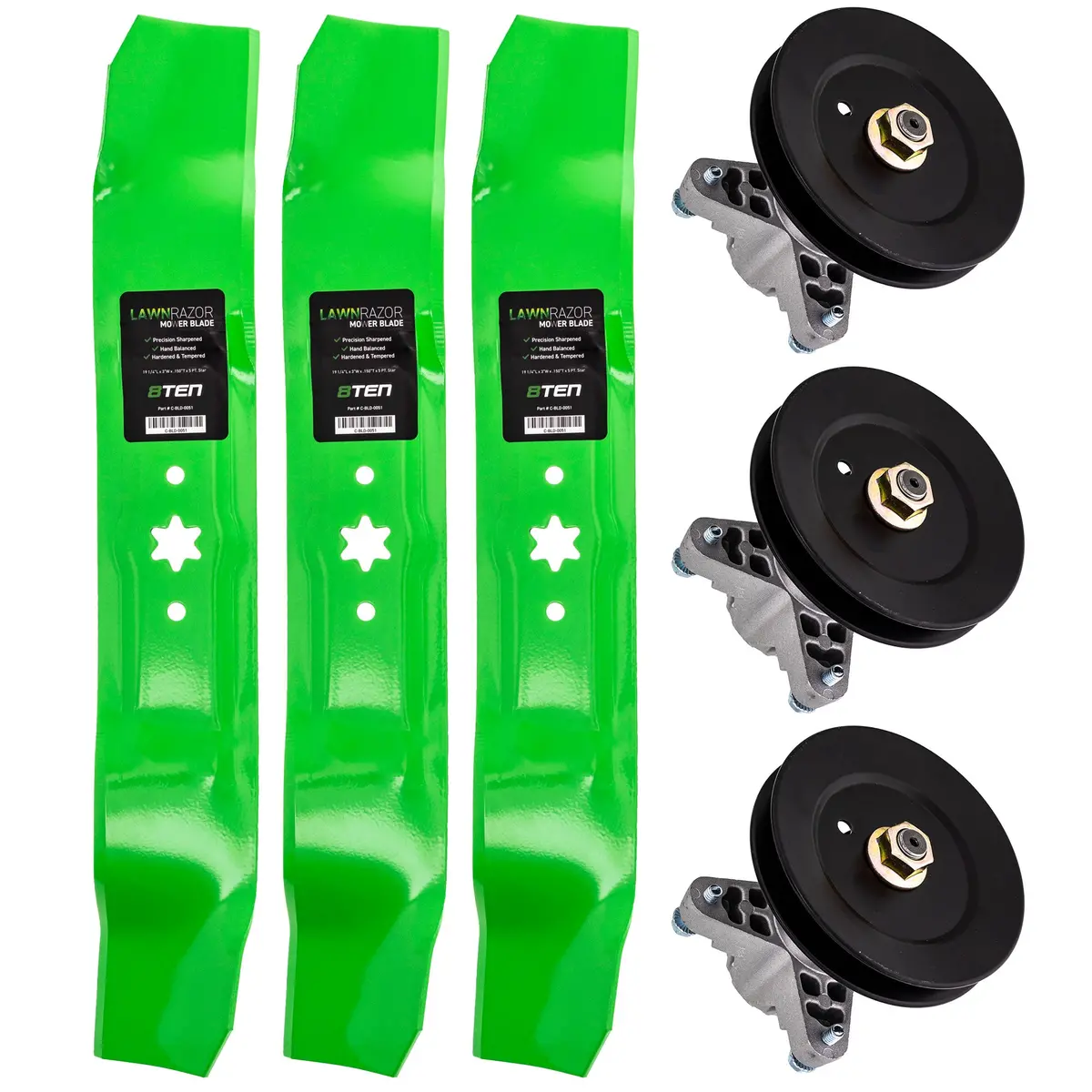 Blade Spindle Deck Kit For Columbia Yard-Machines Murray Mk1009972 1