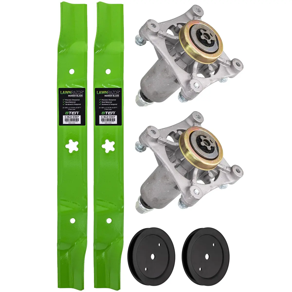 Blade Spindle Pulley Deck Kit For Ariens Mk1009985 1