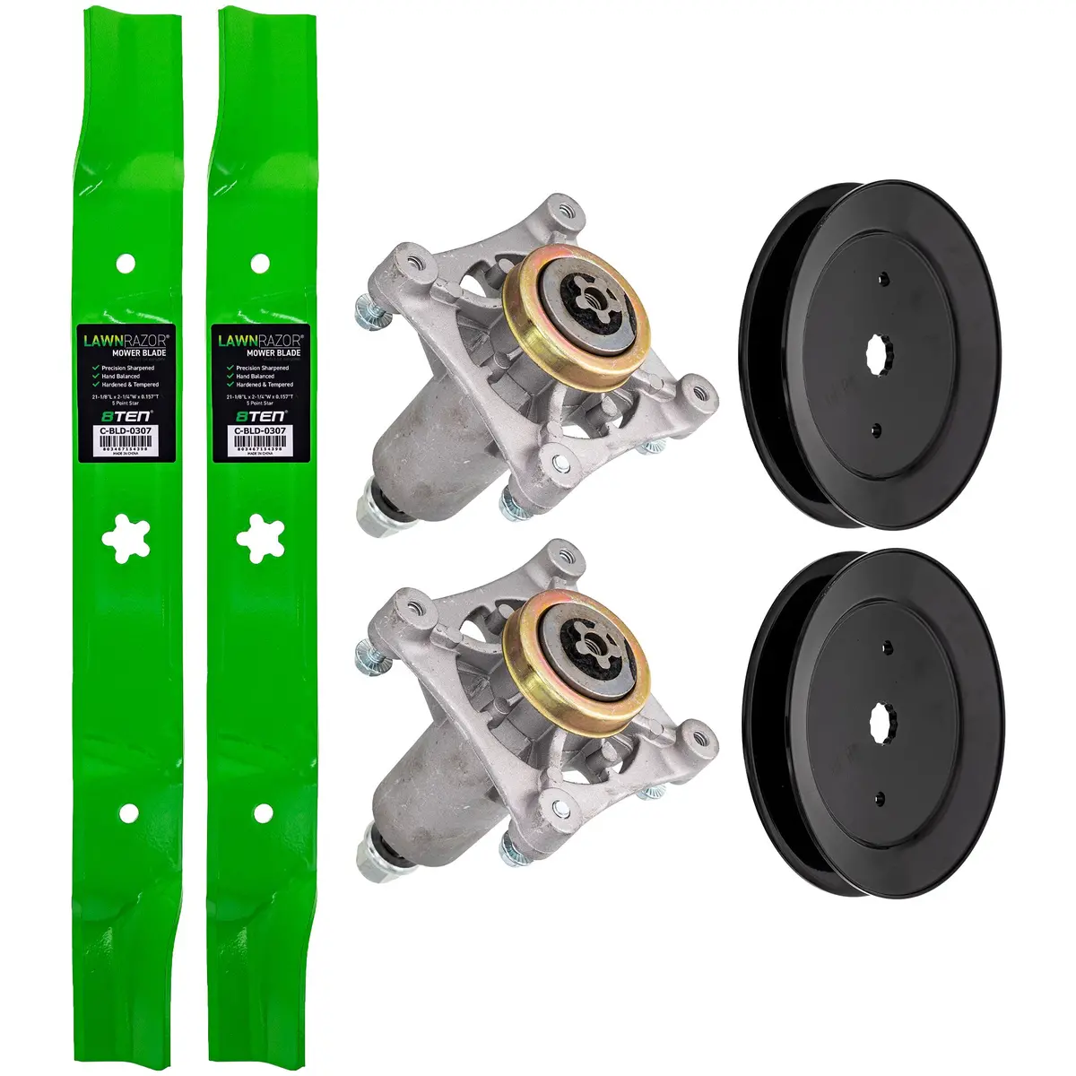 Blade Spindle Pulley Deck Kit For Ariens Mk1009986 1