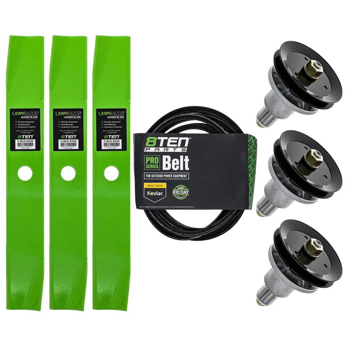 Blade Spindle Belt Deck Kit For Exmark Mk1010002 1
