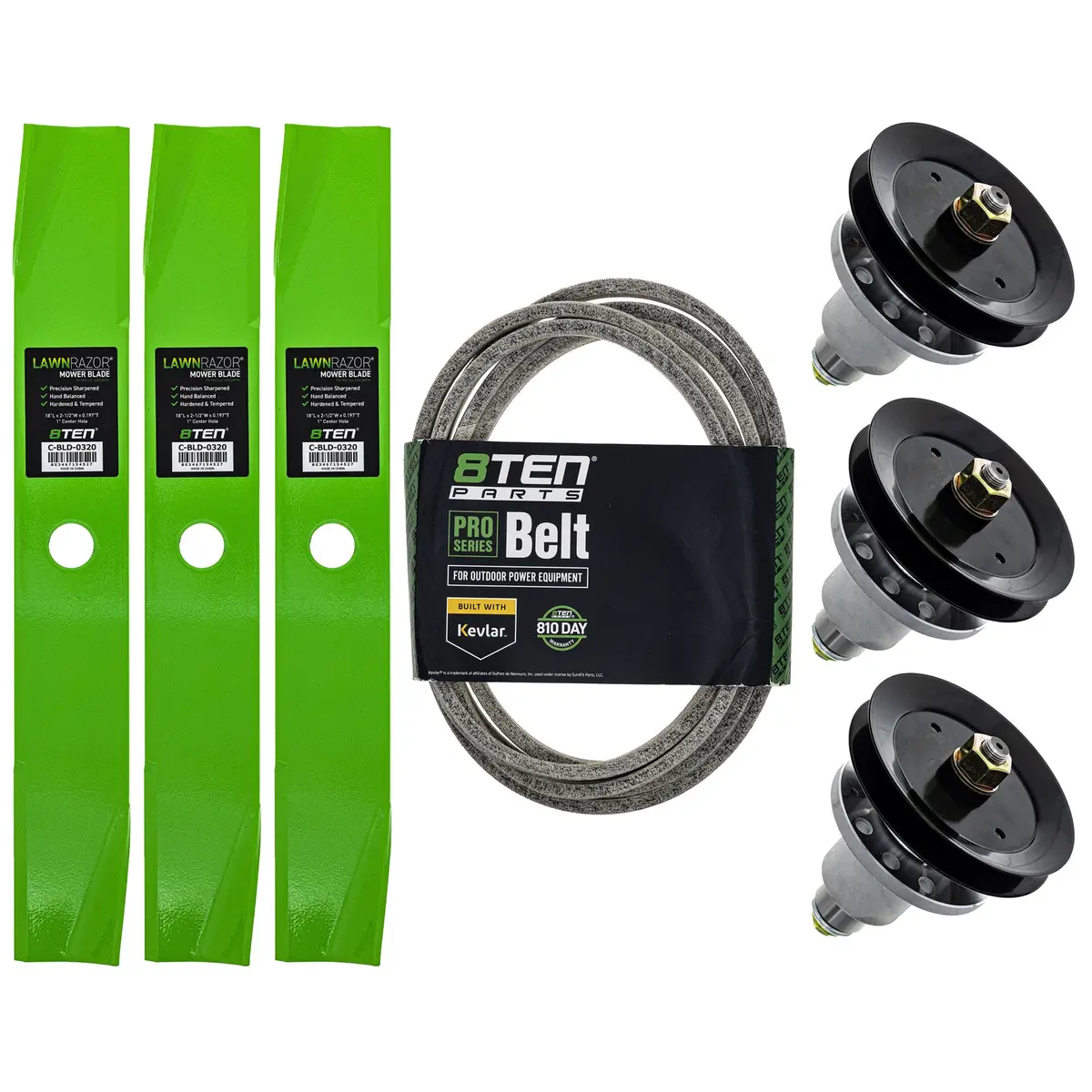 Blade Spindle Belt Deck Kit For Exmark Mk1010003 1