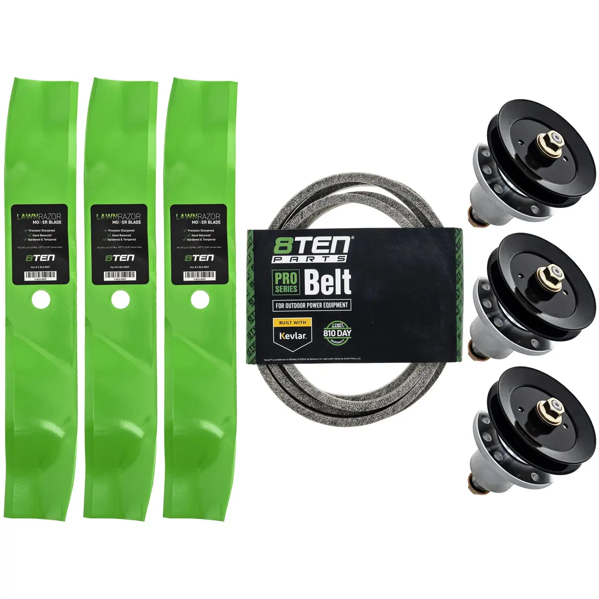 Blade Spindle Belt Deck Kit For Exmark Mk1010030 1