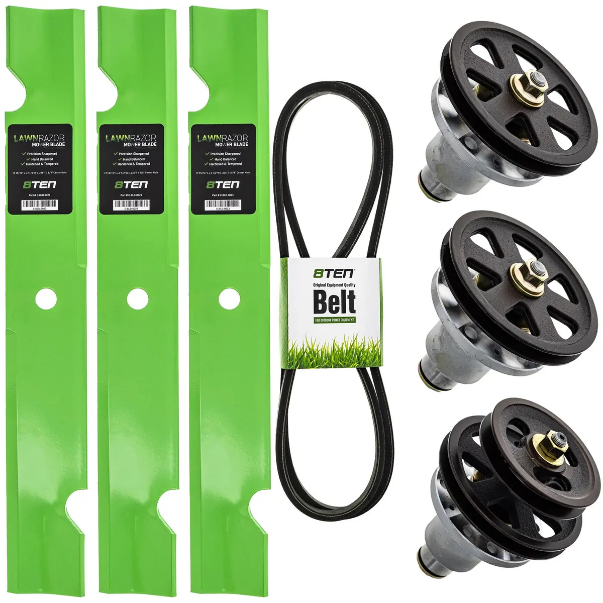 Blade Spindle Belt Deck Kit For Exmark Mk1010063 1