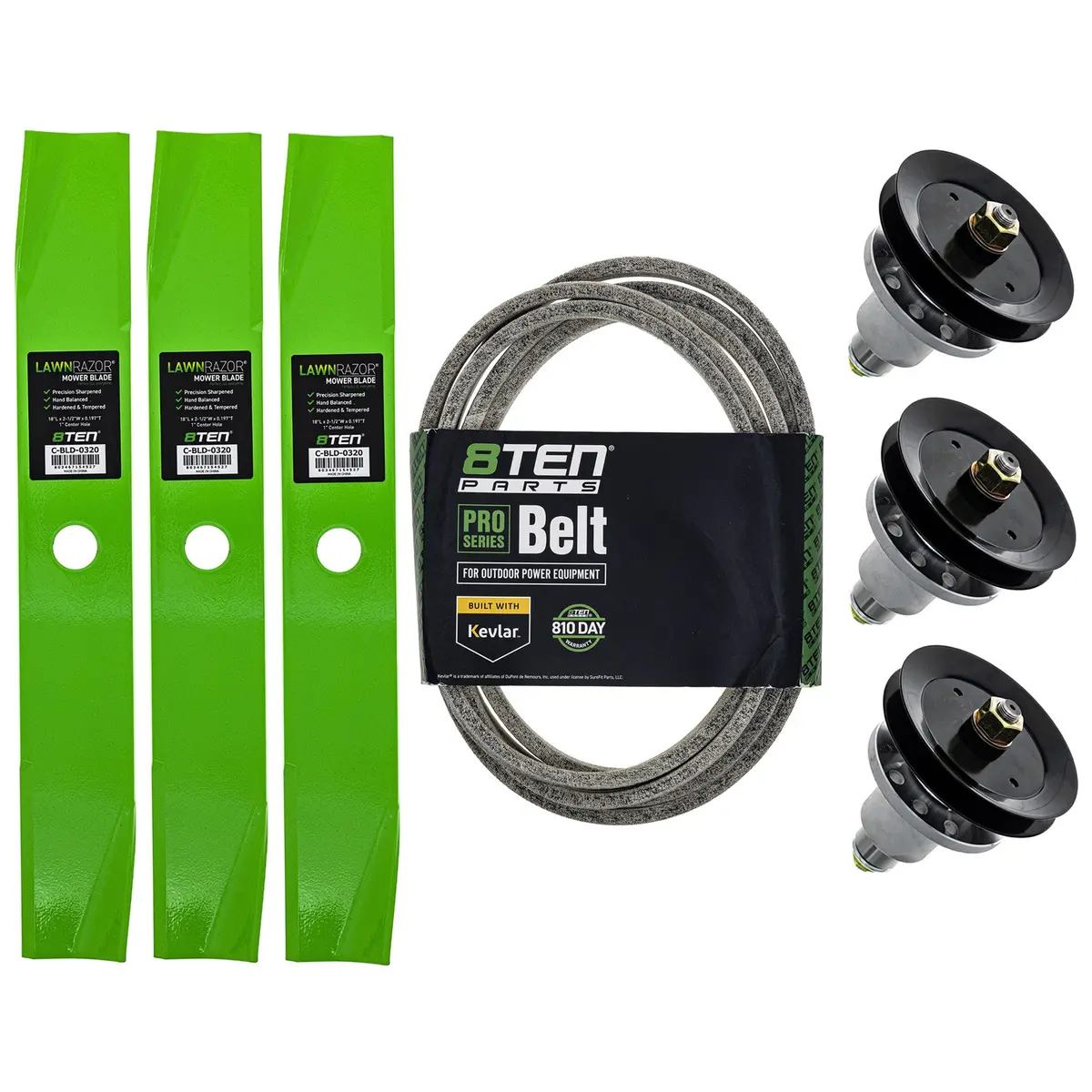 Blade Spindle Belt Deck Kit For Exmark Mk1010067 1