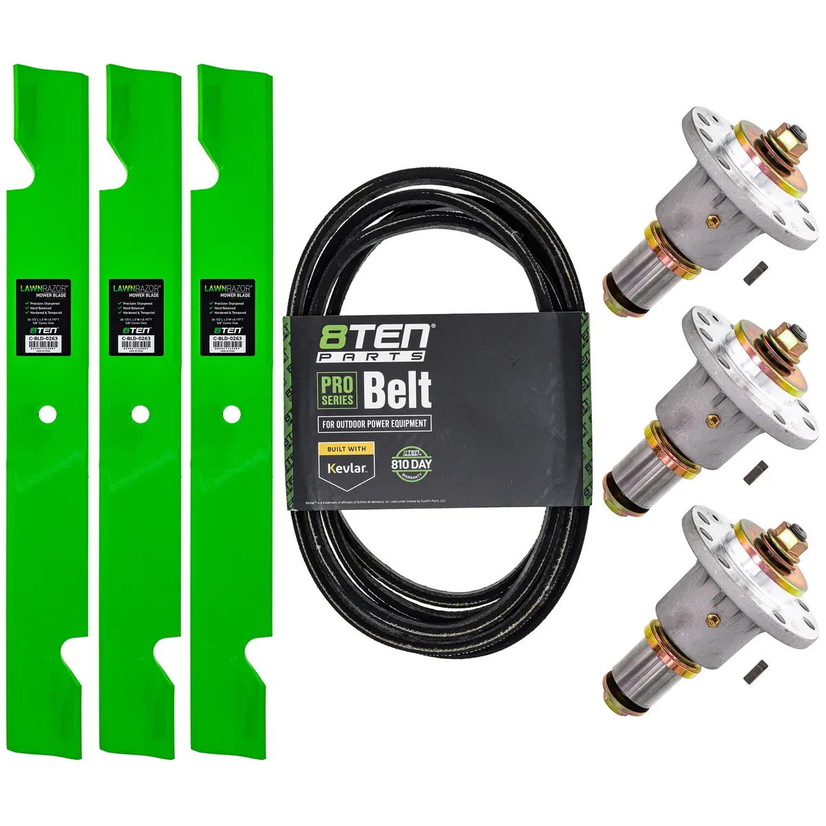 Blade Spindle Belt Deck Kit For Exmark Mk1010089 1