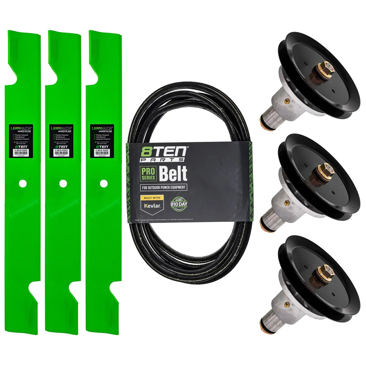 Blade Spindle Belt Deck Kit For Exmark Mk1010090 1