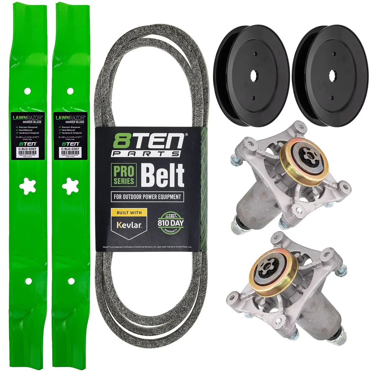 Blade Spindle Belt Pulley Deck Kit For Ariens Mk1010093 1