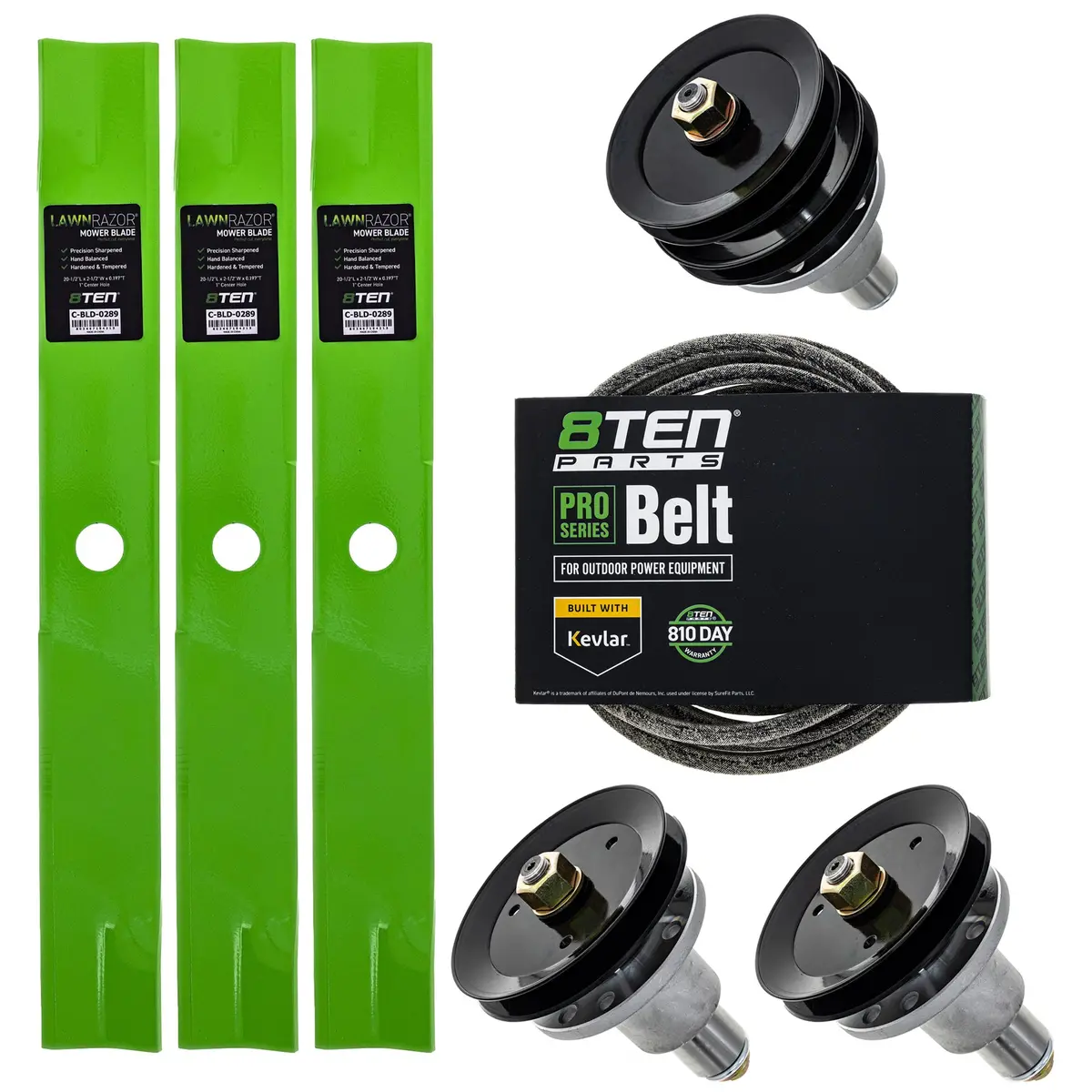 Blade Spindle Belt Deck Kit For Exmark Mk1010098 1