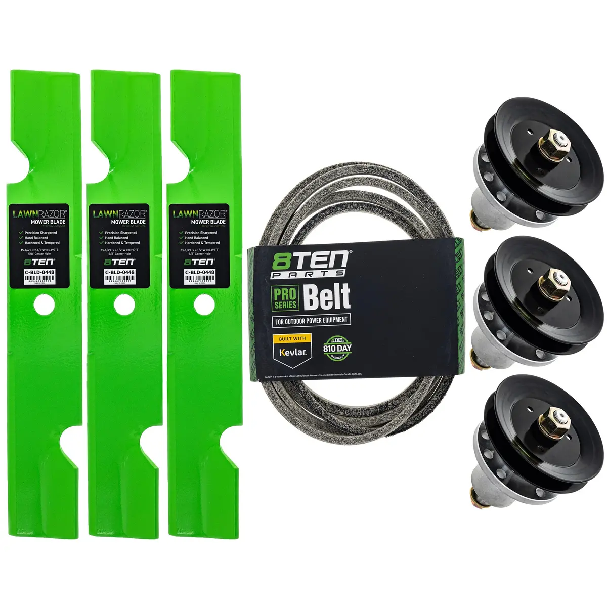 Blade Spindle Belt Deck Kit For Exmark Mk1010101 1