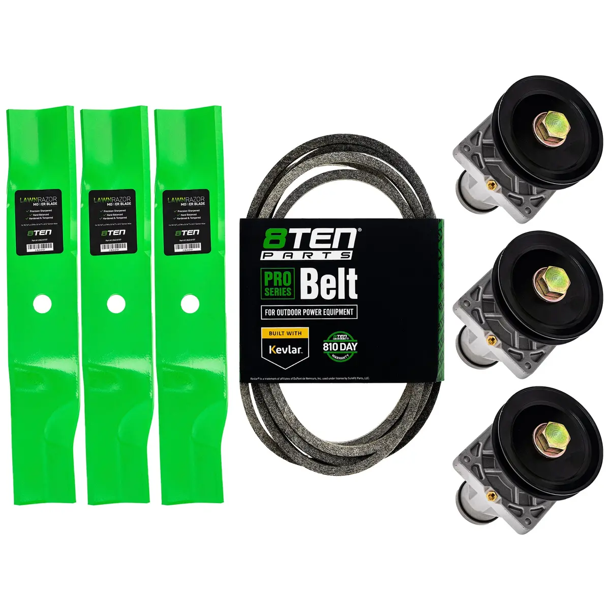 Blade Spindle Belt Deck Kit For Cub Cadet Craftsman Mk1010108 1