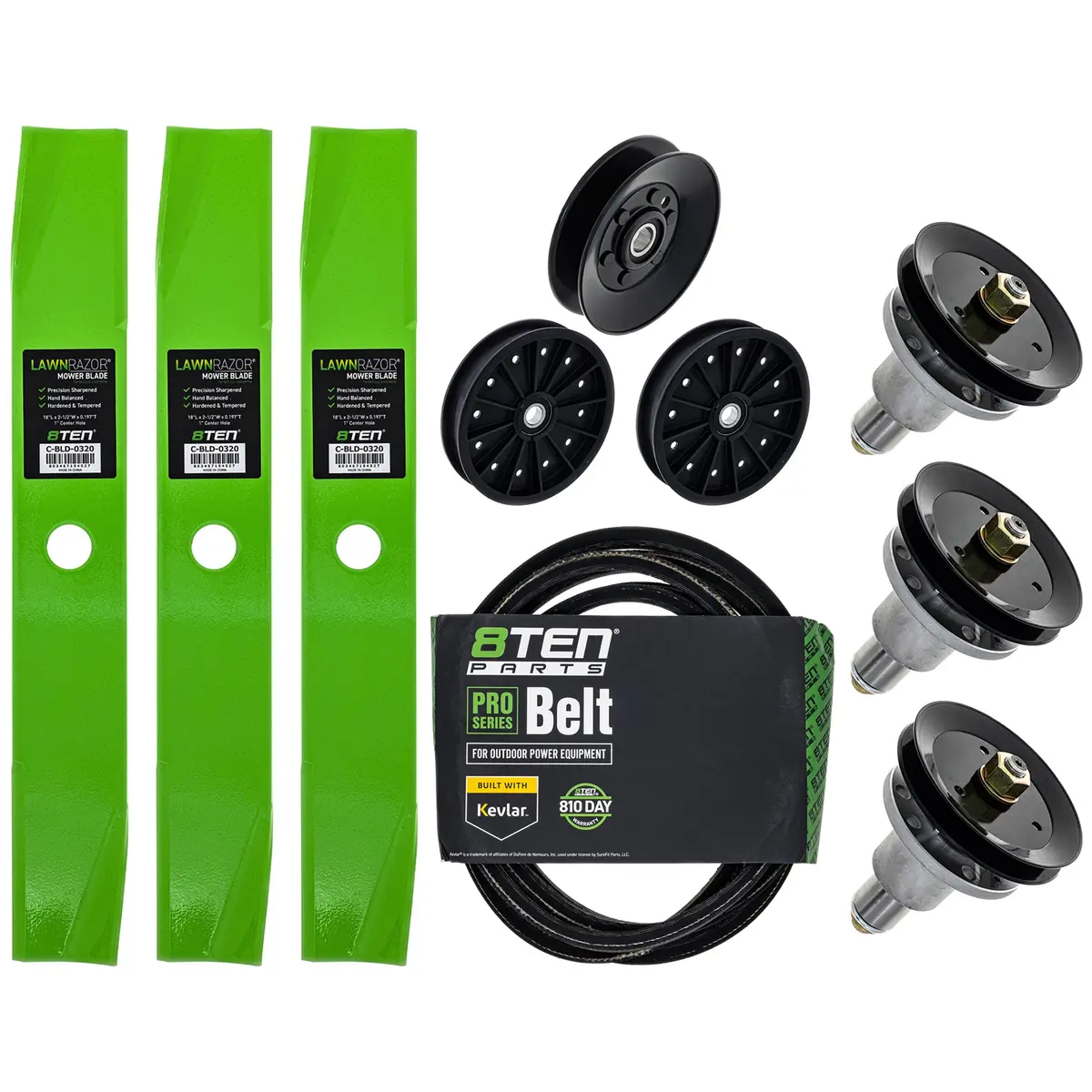 Blade Spindle Belt Idler Deck Kit For Exmark Mk1010111 1
