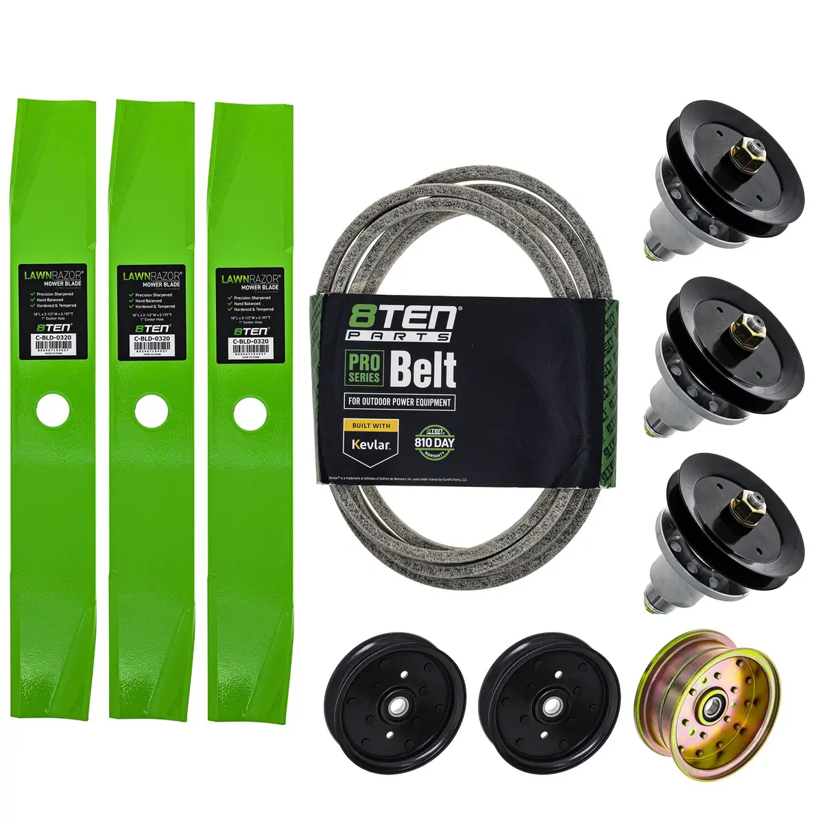 Blade Spindle Belt Idler Deck Kit For Exmark Mk1010112 1