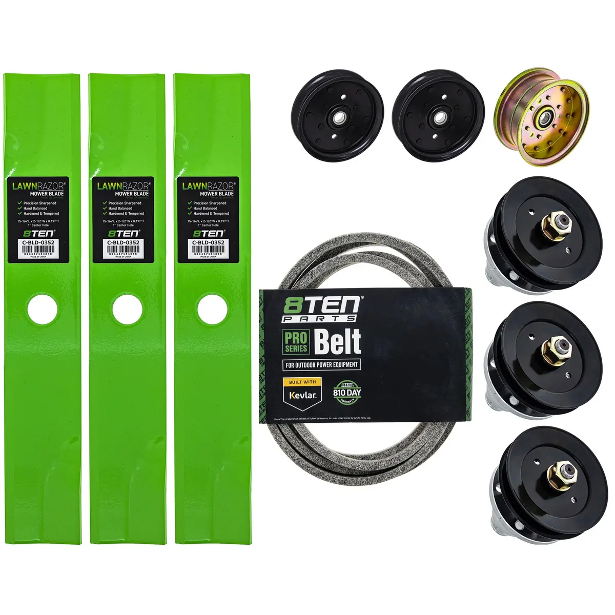 Blade Spindle Belt Idler Deck Kit For Exmark Mk1010113 1