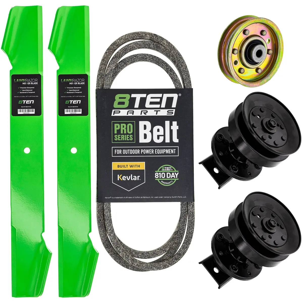 Blade Spindle Belt Idler Deck Kit For Roper Poulan Pro Roper Rally Mk1010128 1