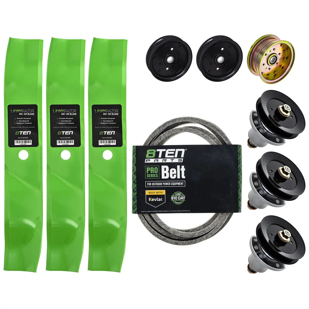 Blade Spindle Belt Idler Deck Kit For Exmark Mk1010136 1