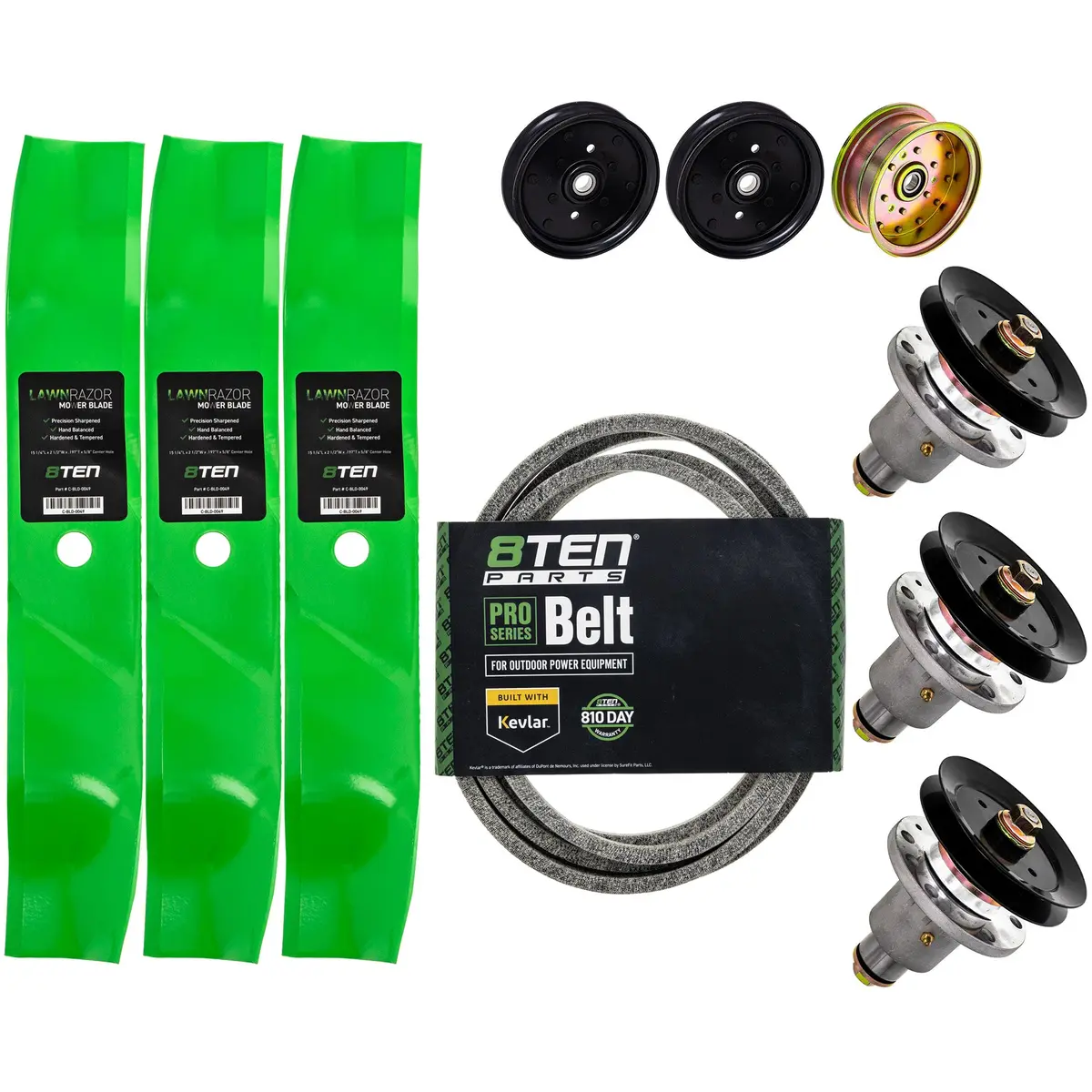 Blade Spindle Belt Idler Deck Kit For Exmark Mk1010137 1