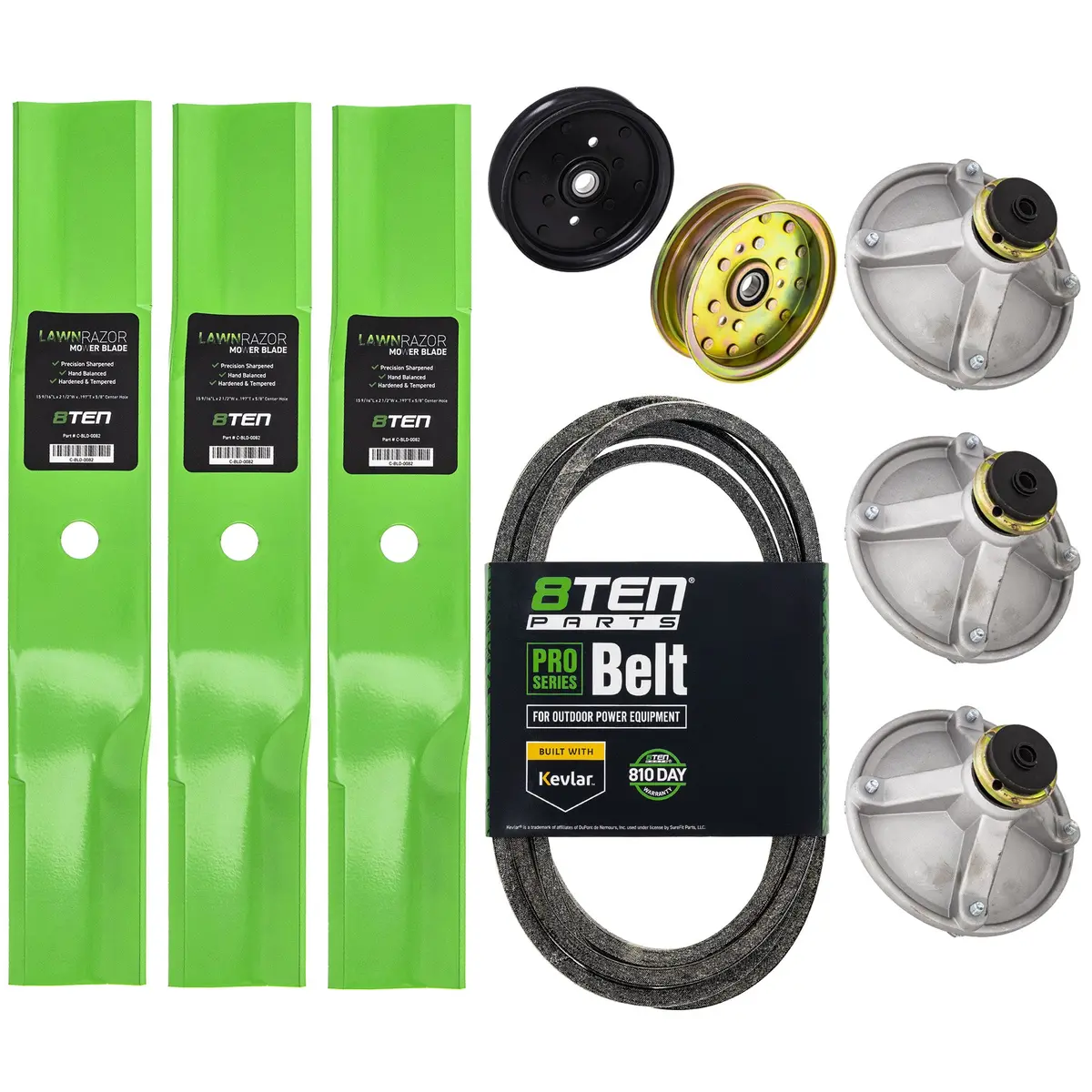Blade Spindle Belt Idler Deck Kit For Toro Mk1010157 1