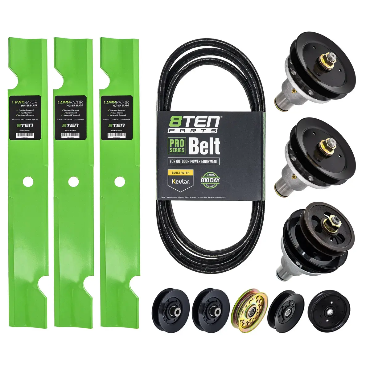 Blade Spindle Belt Idler Deck Kit For Exmark Mk1010173 1