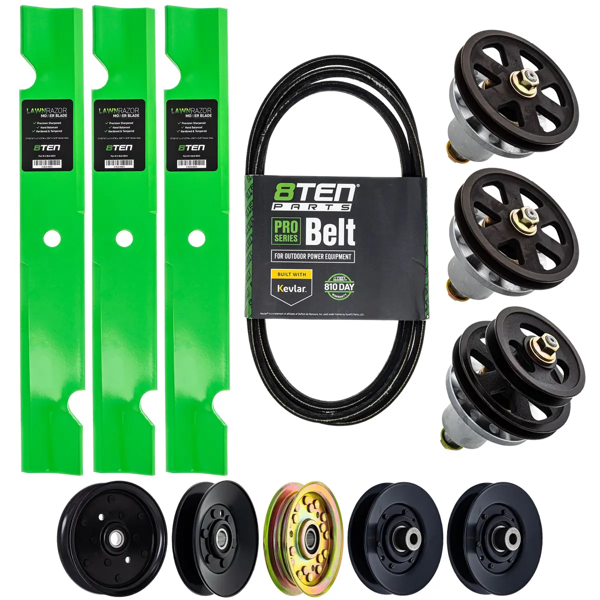 Blade Spindle Belt Idler Deck Kit For Toro Wheel Horse Hayter Mk1010182 1