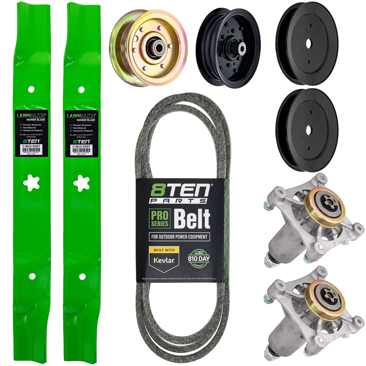 Blade Spindle Belt Pulley Idler Deck Kit For Ariens Mk1010209 1