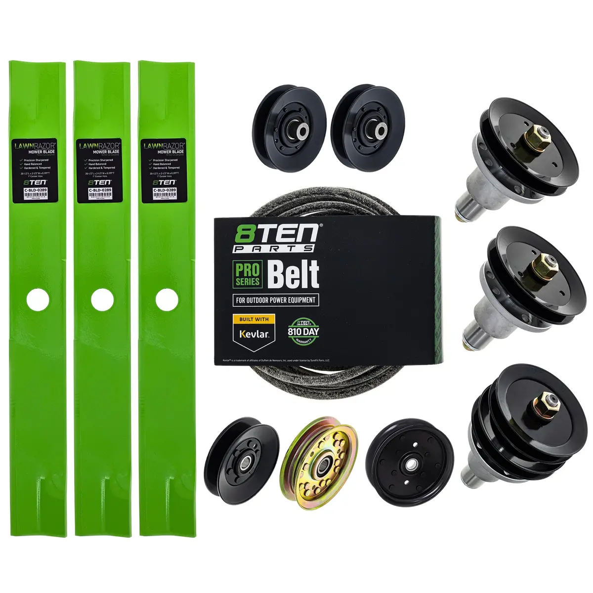 Blade Spindle Belt Idler Deck Kit For Gravely Ariens Everride Mk1010214 1