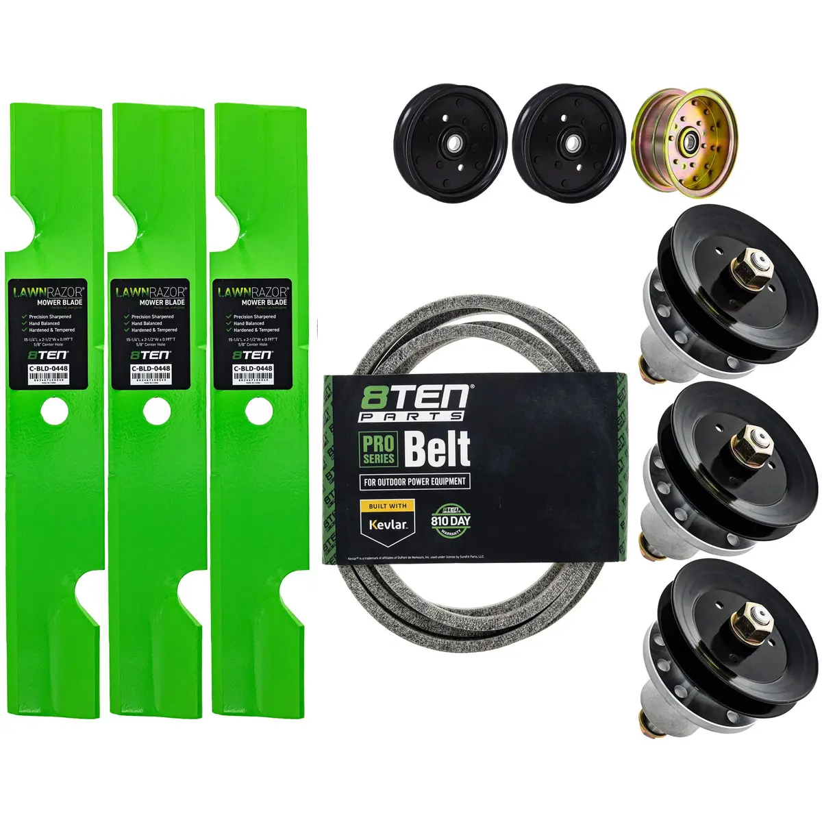Blade Spindle Belt Idler Deck Kit For Exmark Mk1010220 1