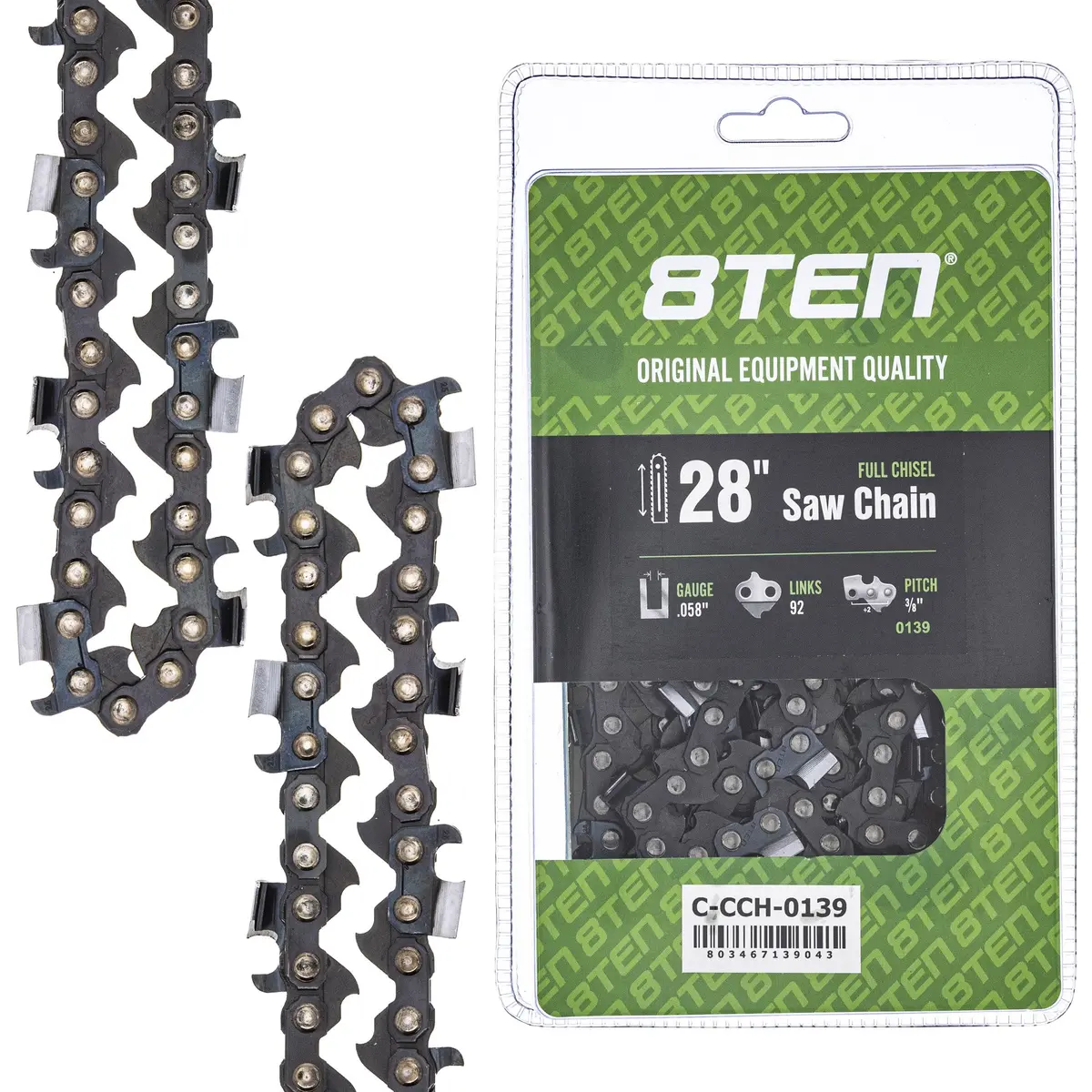 28" Chainsaw Guide Bar & Chain .058 3/8 92Dl For Husqvarna 372Xp 365 395Xp 2