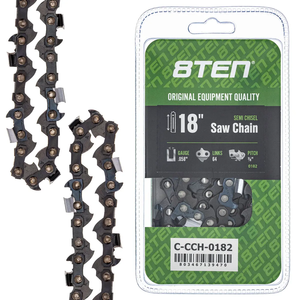 Chainsaw Bar & 2 Chain Set 18 Inch For Mk1010472 2