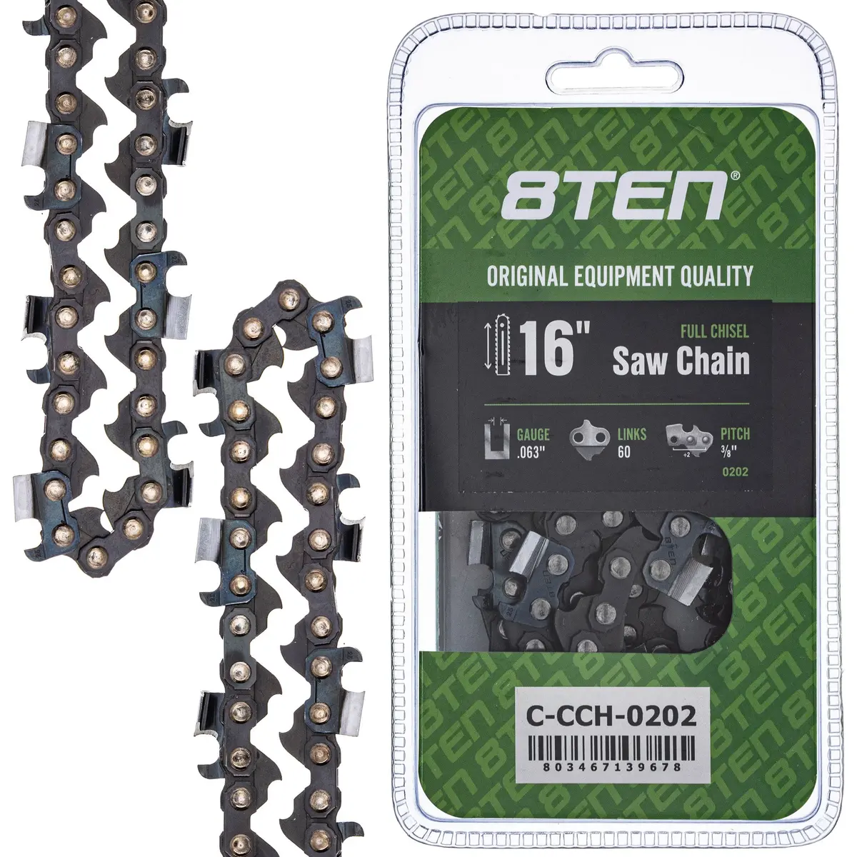 Chainsaw Bar & 2 Chain Set 16 Inch For Stihl Mk1010473 2