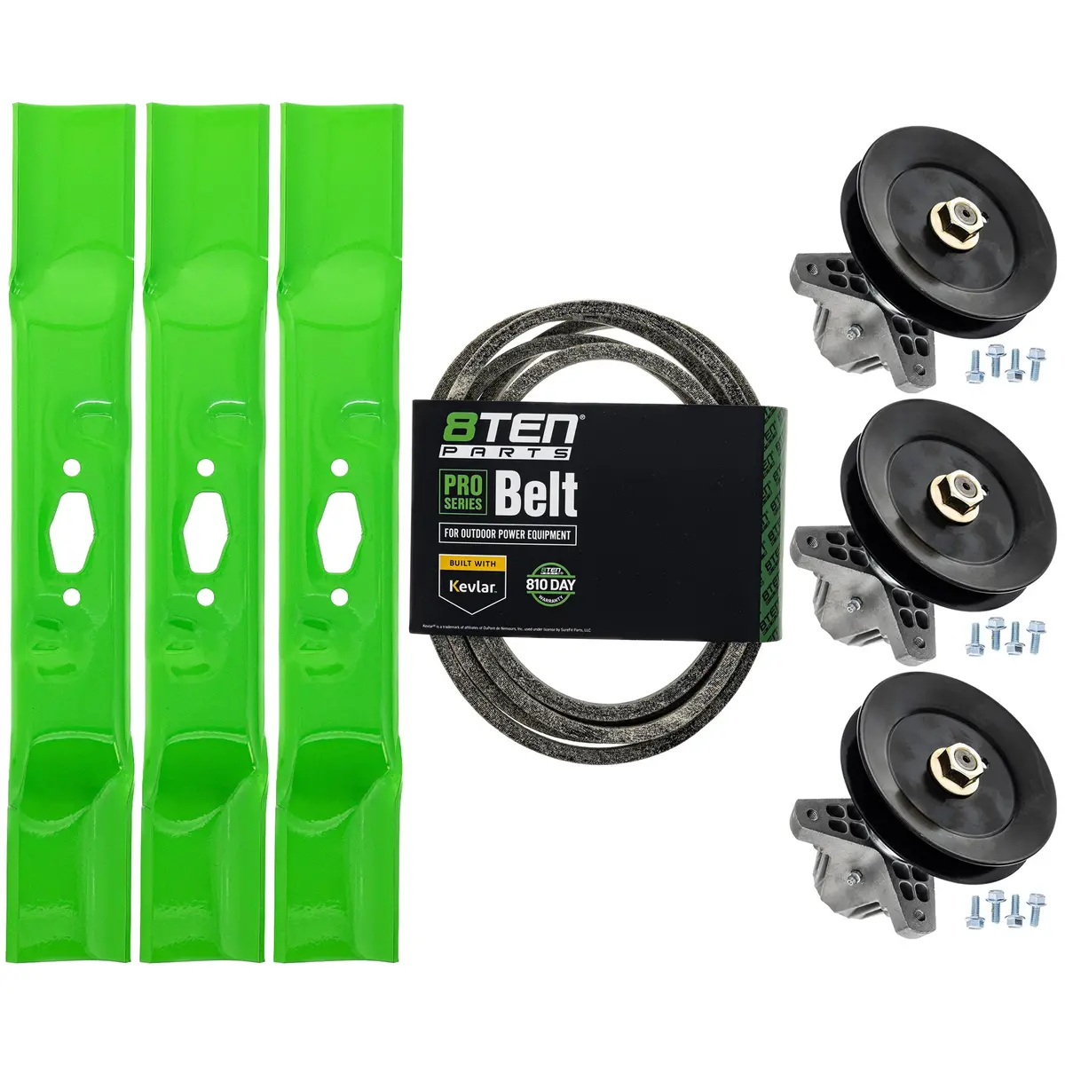 Blade Spindle Belt Deck Kit For Troy-Bilt Cub Cadet Mk1012219 1