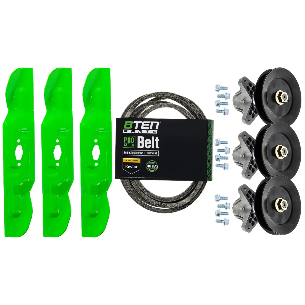 Blade Spindle Belt Deck Kit For Troy-Bilt Cub Cadet Craftsman Mk1012221 1