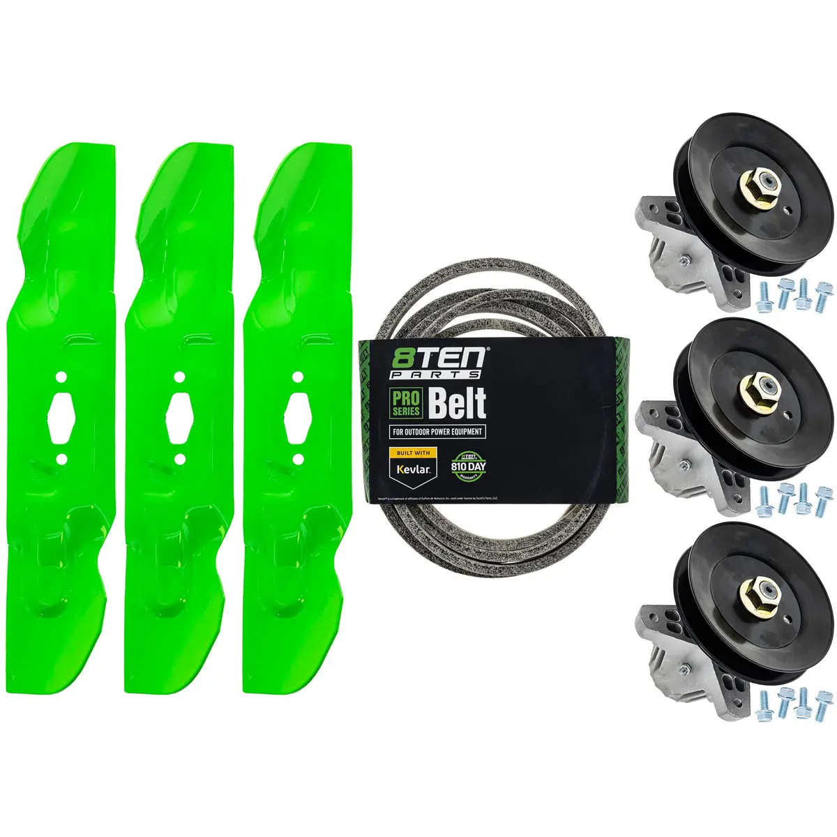 Blade Spindle Belt Deck Kit For Troy-Bilt Cub Cadet Mk1012225 1