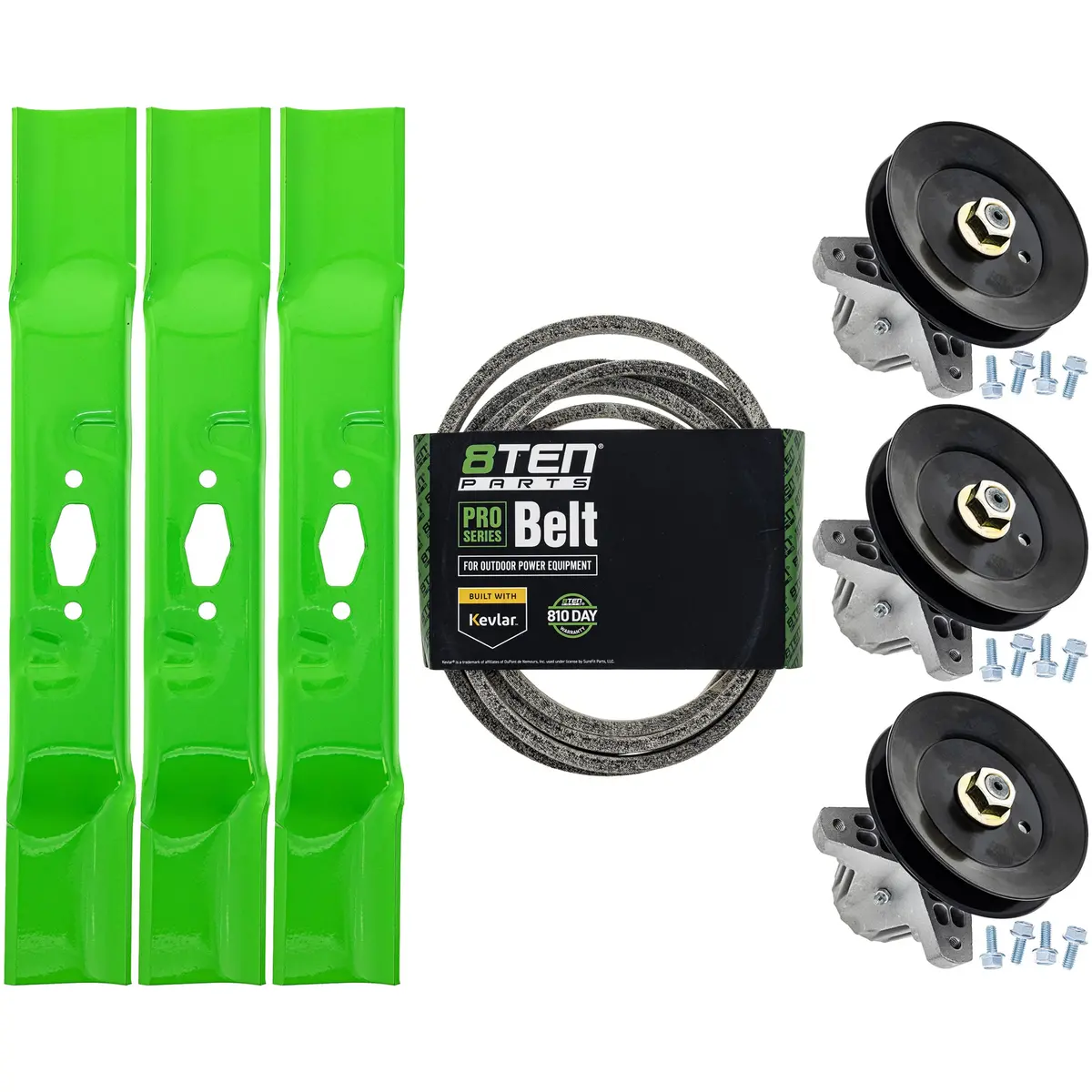 Blade Spindle Belt Deck Kit For Troy-Bilt Cub Cadet Mk1012227 1