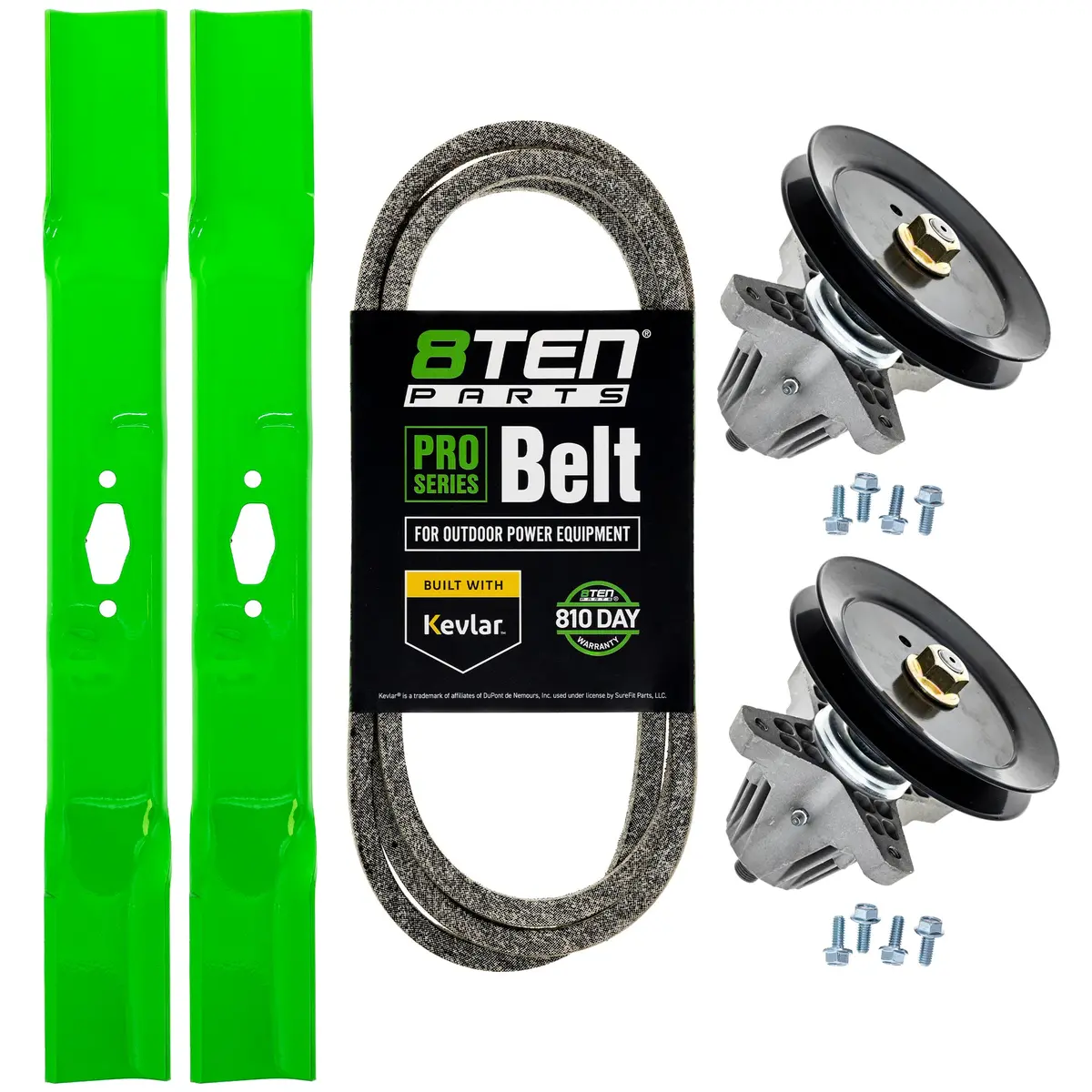 Blade Spindle Belt Deck Kit For Cub Cadet Yard Machines Craftsman Mk1012240 1